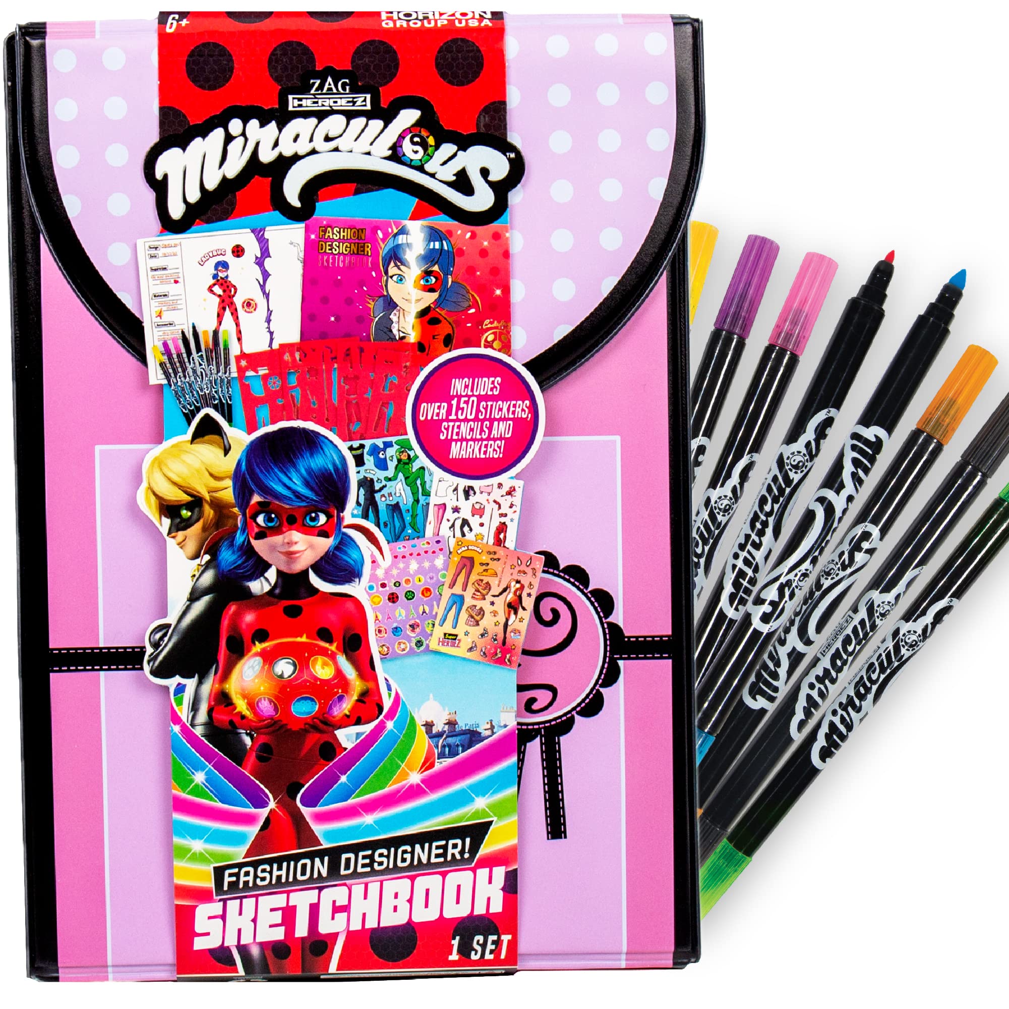 Buy Miraculous Fashion Designer Sketchbook Miraculous Ladybug Toys 