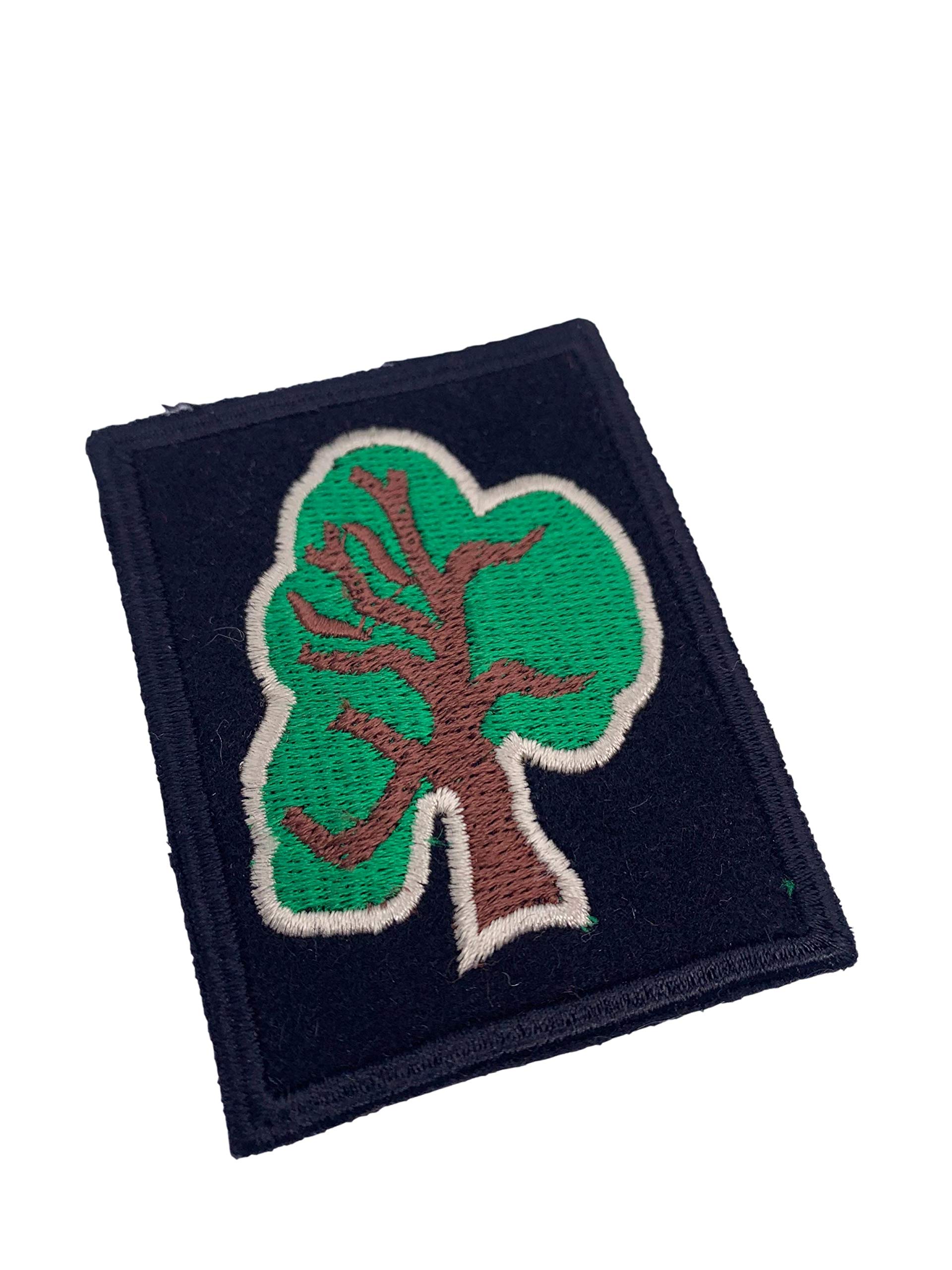 Hornbeam Militaria Unisex Black Reproduction Ww2 Era British Insignia, 46Th Infantry Division - Felt Backing