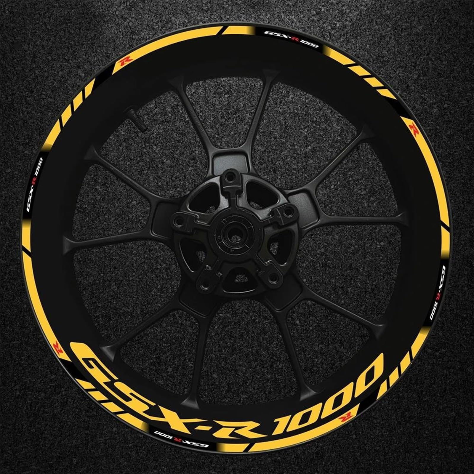 Wheel Stickers Motorcycle Reflective Wheel Decal for Suzuki GSXR1000 GSXR GSX-R 1000 GSX-R1000 Rim Stripe Decals Hub Stickers Rim Reflective Decal