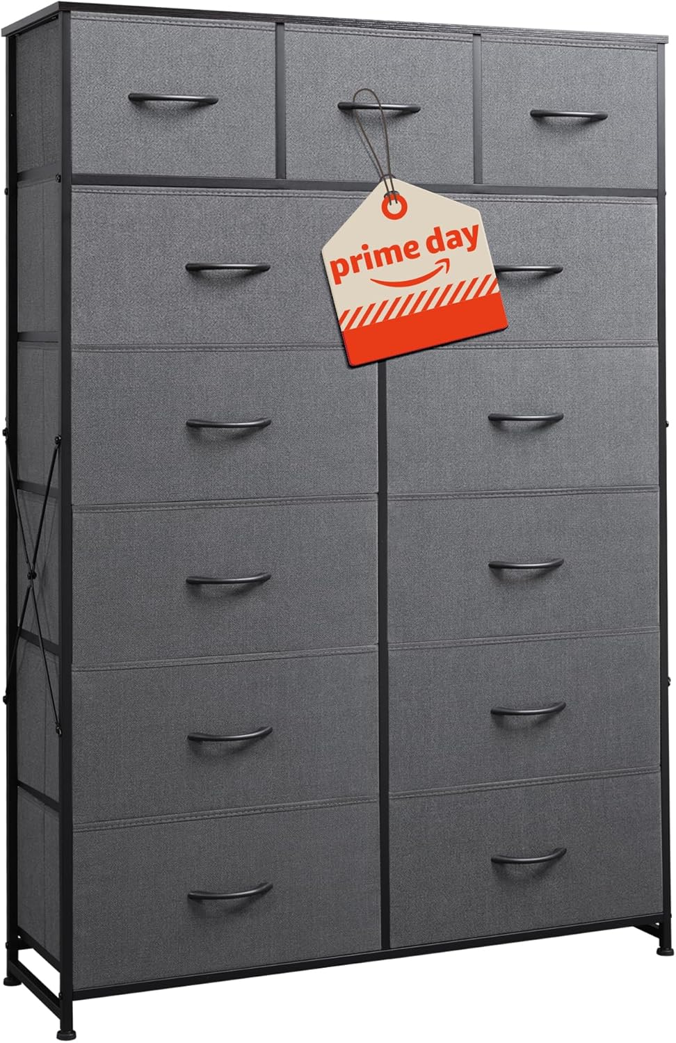 WLIVE Tall Dresser for Bedroom with 13 Drawers, Storage