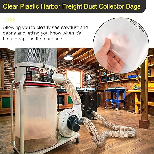 Miniatura 3 de Bolsas colectoras de polvo para Harbor Central Machinery Harbor Freight, bolsas de recolección de polvo de 35 y 70 galones para carpintería, bolsa