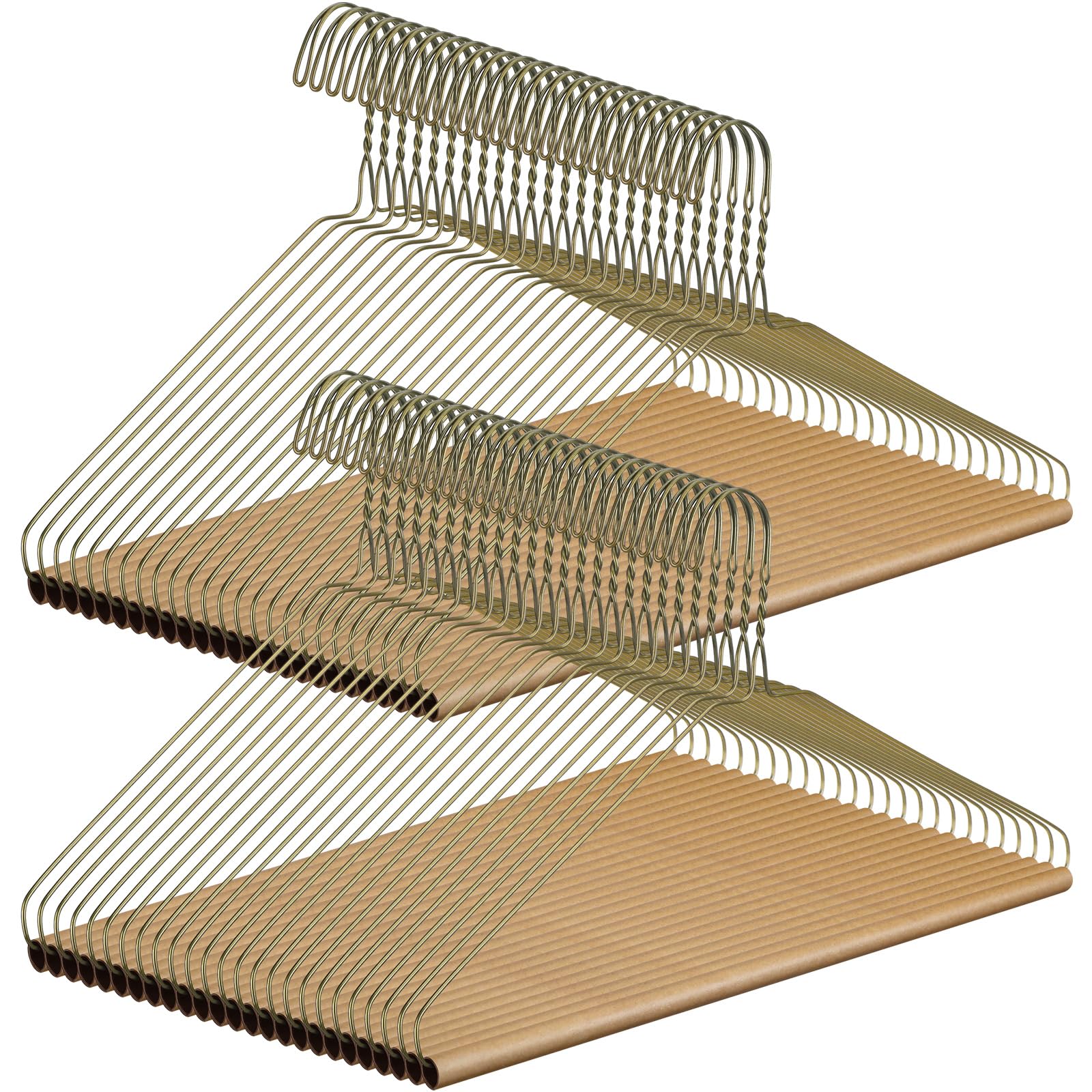 Cintres métalliques de 40,6 cm Yuntau lot en vrac pour costume et pantalon de maison