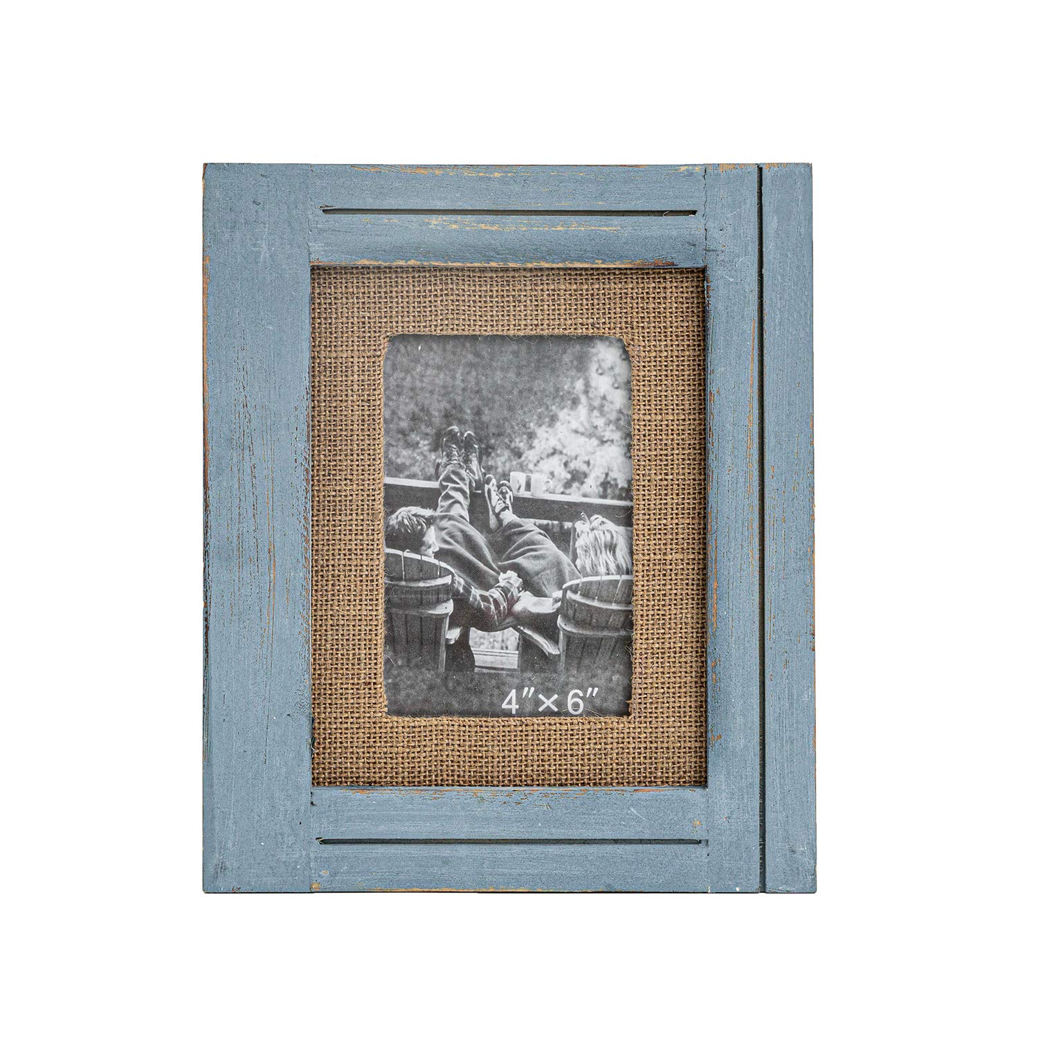 Rustic 4x6 Picture Frames, Farmhouse Frames for Tabletop Display, Wall