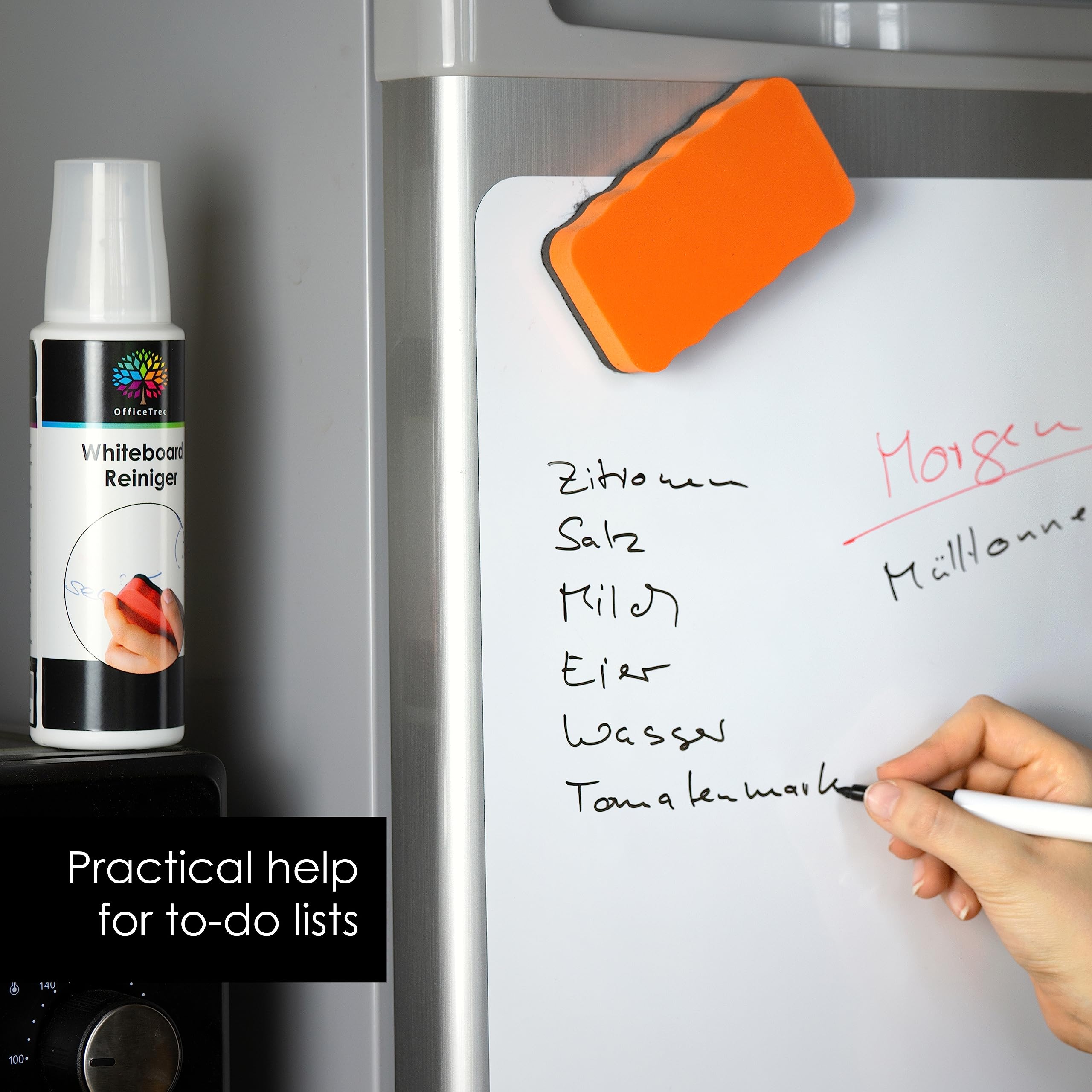 OfficeTree 2 x środek czyszczący do tablic suchościeralnych w sprayu 250 ml – Whiteboard Cleaner Spray do czyszczenia tablic suchościeralnych