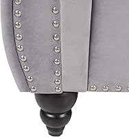 Vista 13 de RARZOE Moderno juego de sofá de 2 piezas, naranja, espuma, sofá biplaza y sofá Chesterfield