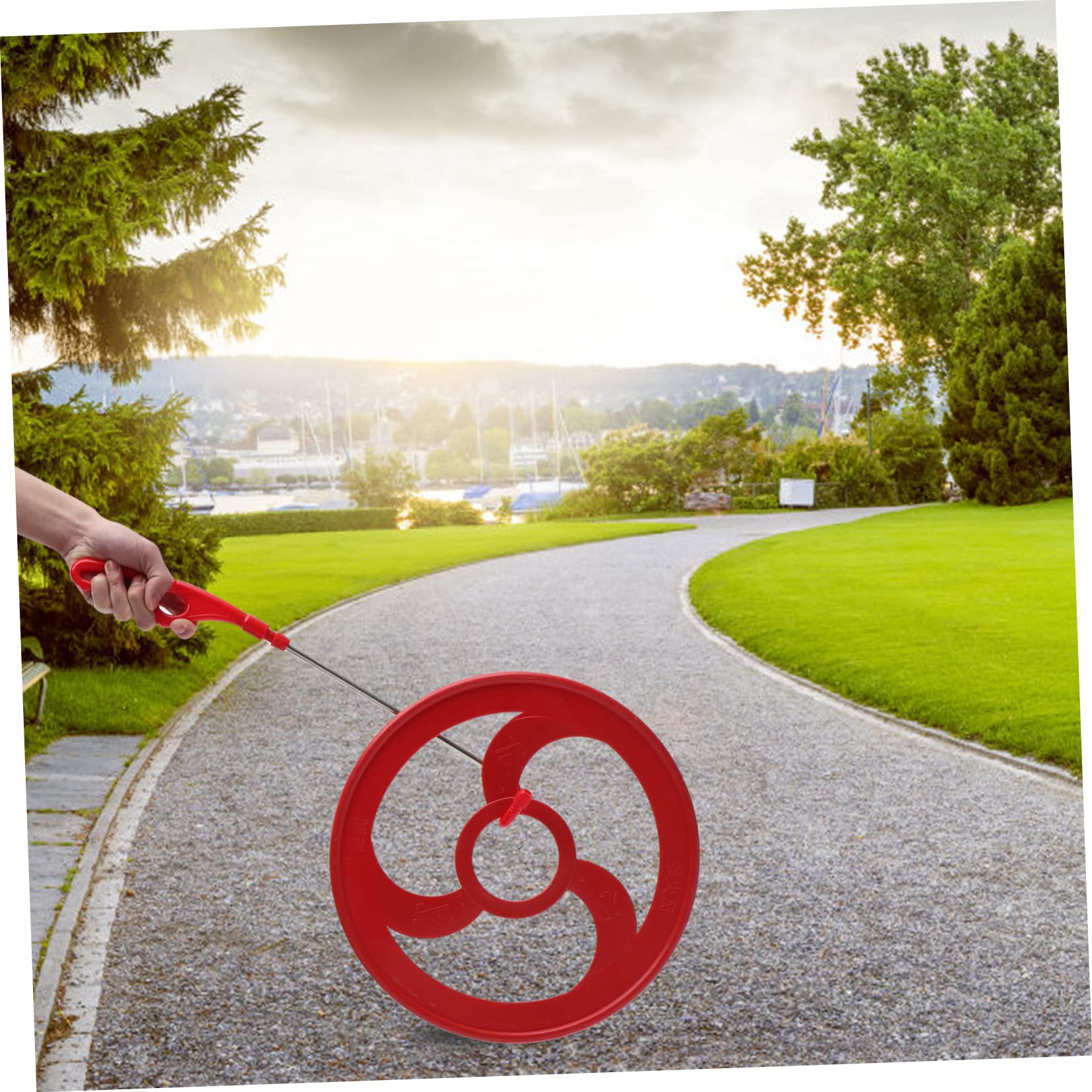 FOYTOKI High Performance Rolling Ring Toy Boys and Girls Educational Plaything Balance Training Toy for Boys Girls