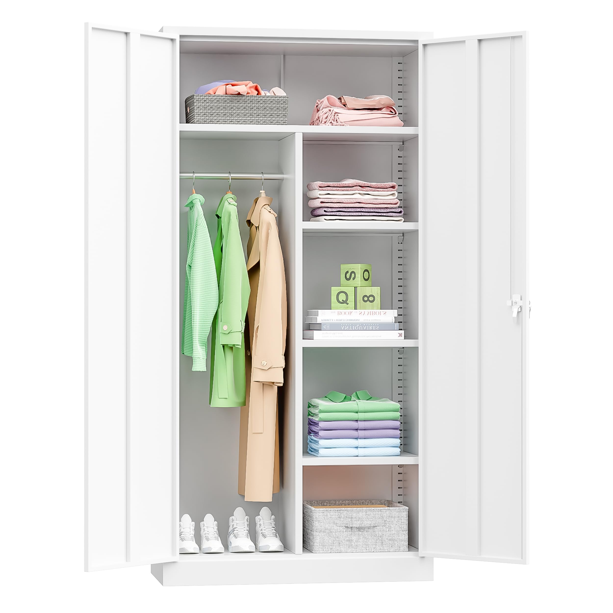 brother - closet Amazon.com: INTERGREAT Metal Wardrobe Closet, 72