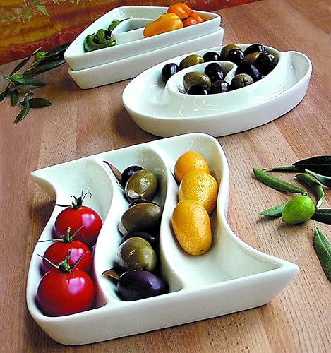 Miniatura 2 de BIA Cordon Bleu Plato ondulado de 3 onzas, blanco (904012S1SIOC)