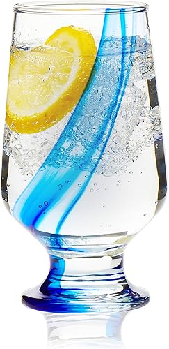 Libbey Blue Ribbon - Vasos para bebidas, 12.8 onzas, juego de 8