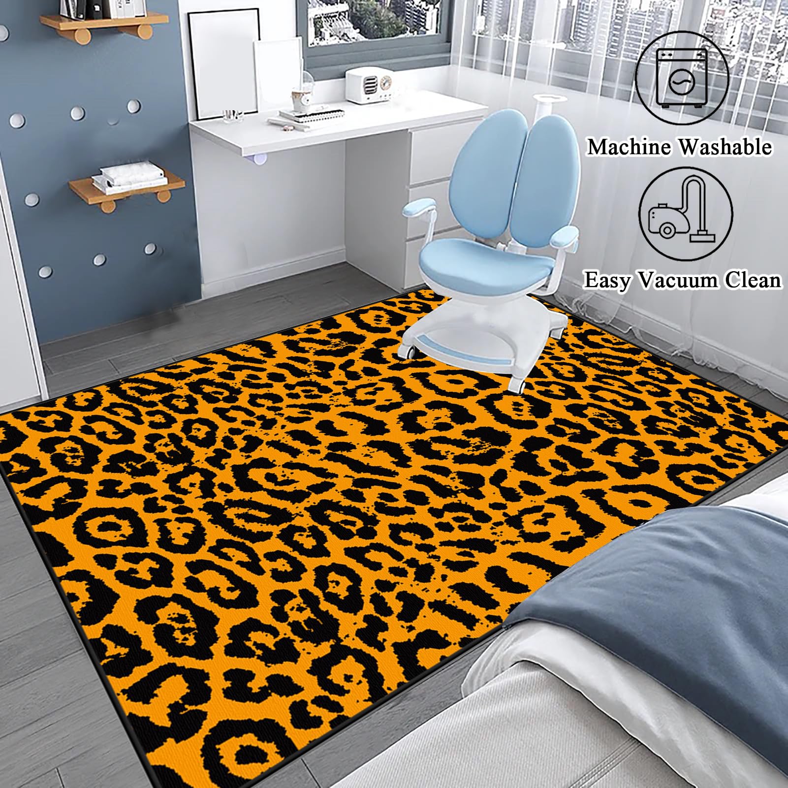 100 x 140 cm Gaming Tapis de Chaise pour Les Chaises de Jeu ou de Bureau | Tapis Chaise de Bureau | Tapis de Protection de Sol pour sols durs | Tapis Protecteur de Sol pour fauteuils de Gaming