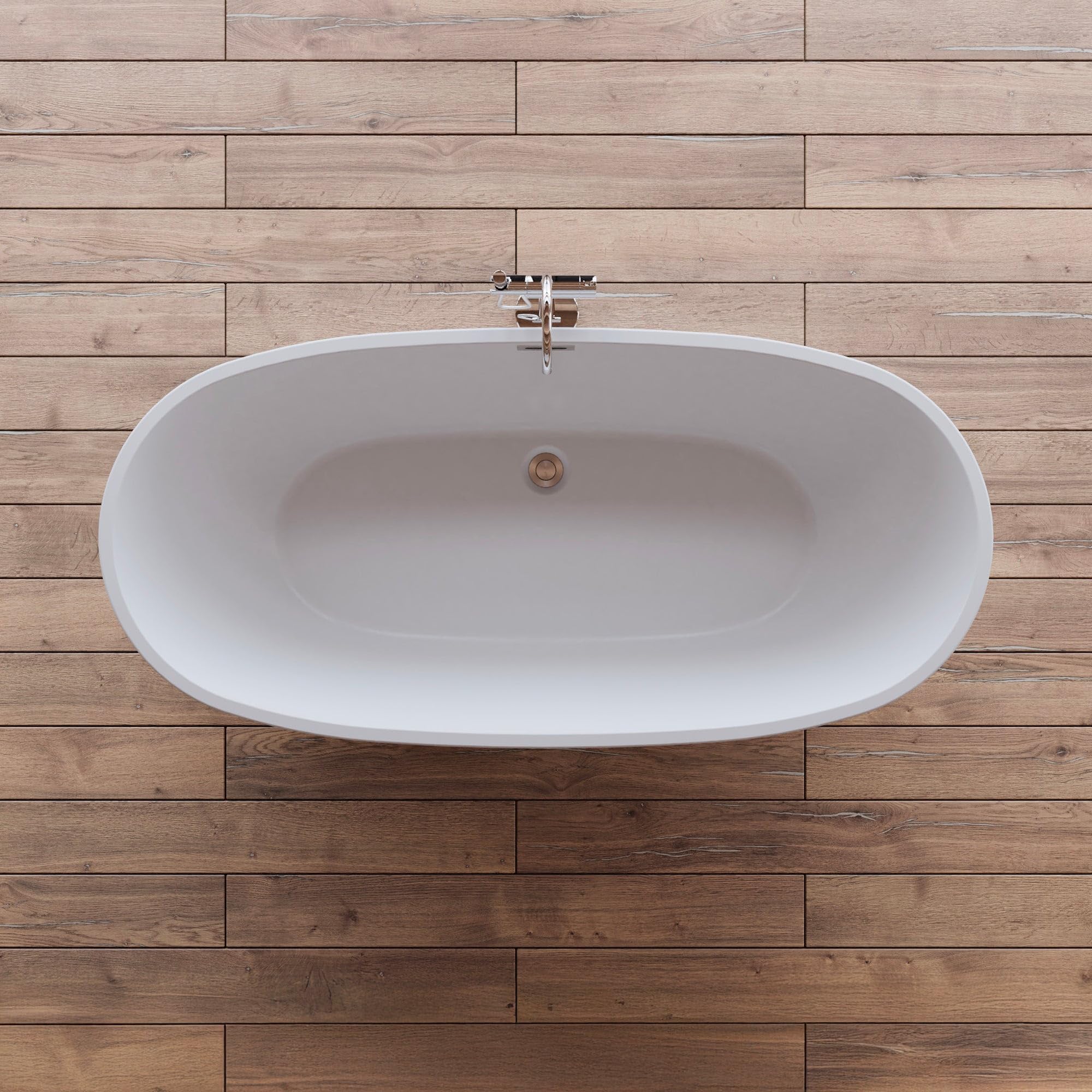 SPALINA Samba - Bañera exenta Oval L. 170 x l. 79 cm