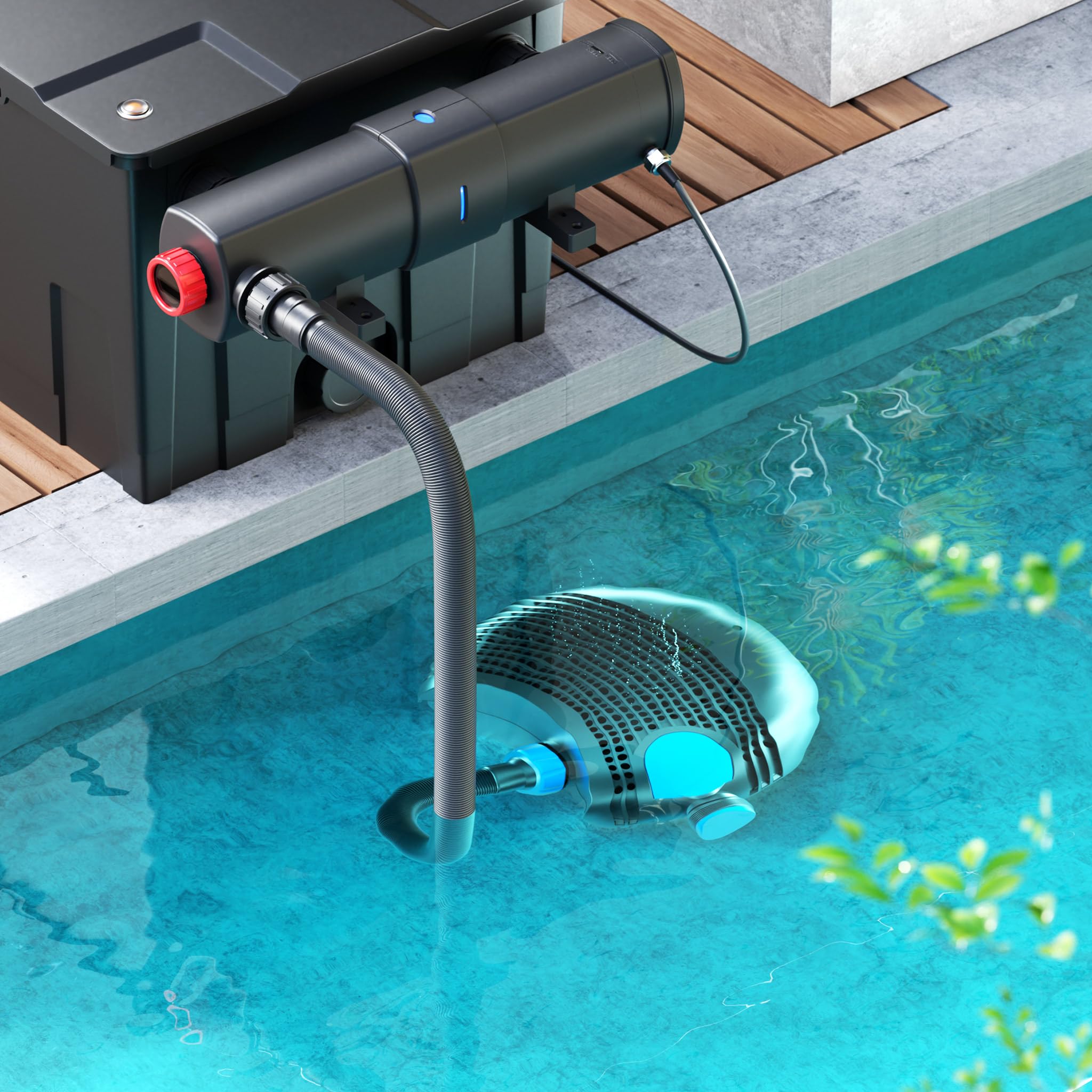 SunSun CTF-1600B SuperECO Pompa laghetto e ruscello 16000l/h 140W per circolazione acqua