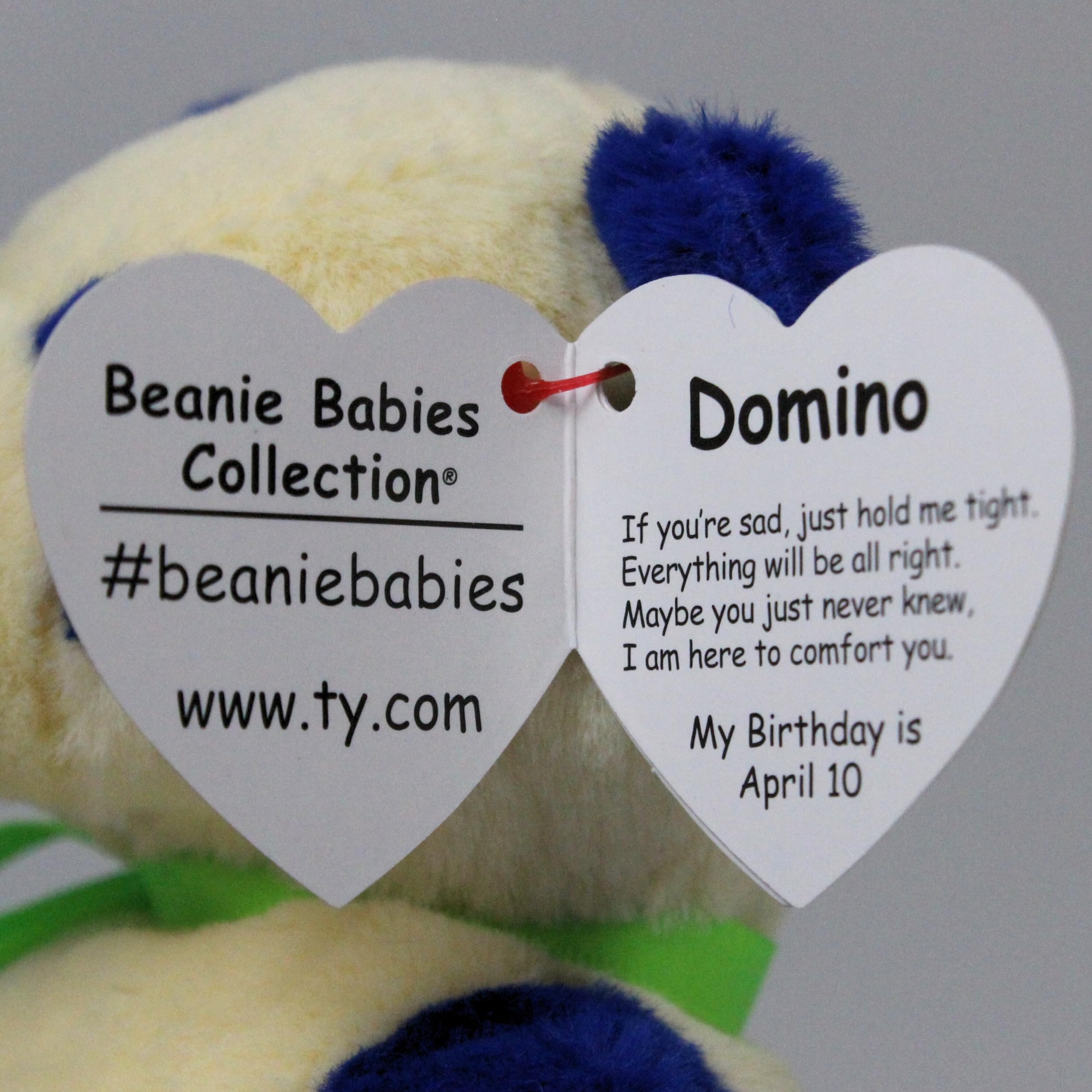 Ty Domino Panda II Original Beanie Babies Regular - miękka pluszowa zabawka dla dzieci, miś, lalka dla niemowląt, kolekcjonerska pluszowa zabawka