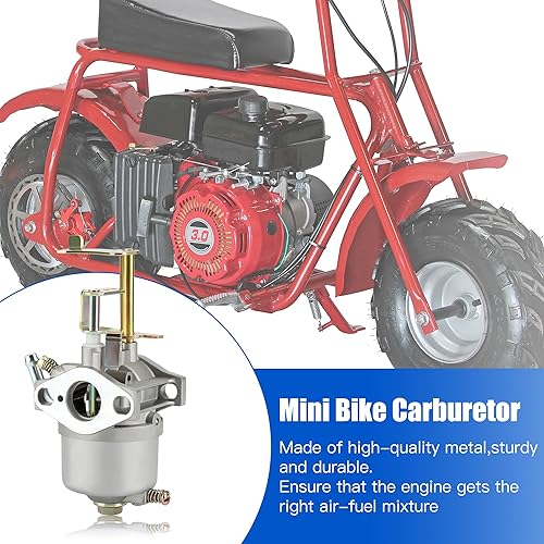 Miniatura 3 de YOXUFA Carburador para Motor Predator 79 cc 97 cc 100 cc Coleman CT100U CC100X SK100 Mini Bicicleta Go Kart Powermate Edger 152F 154F 156F Sportsman