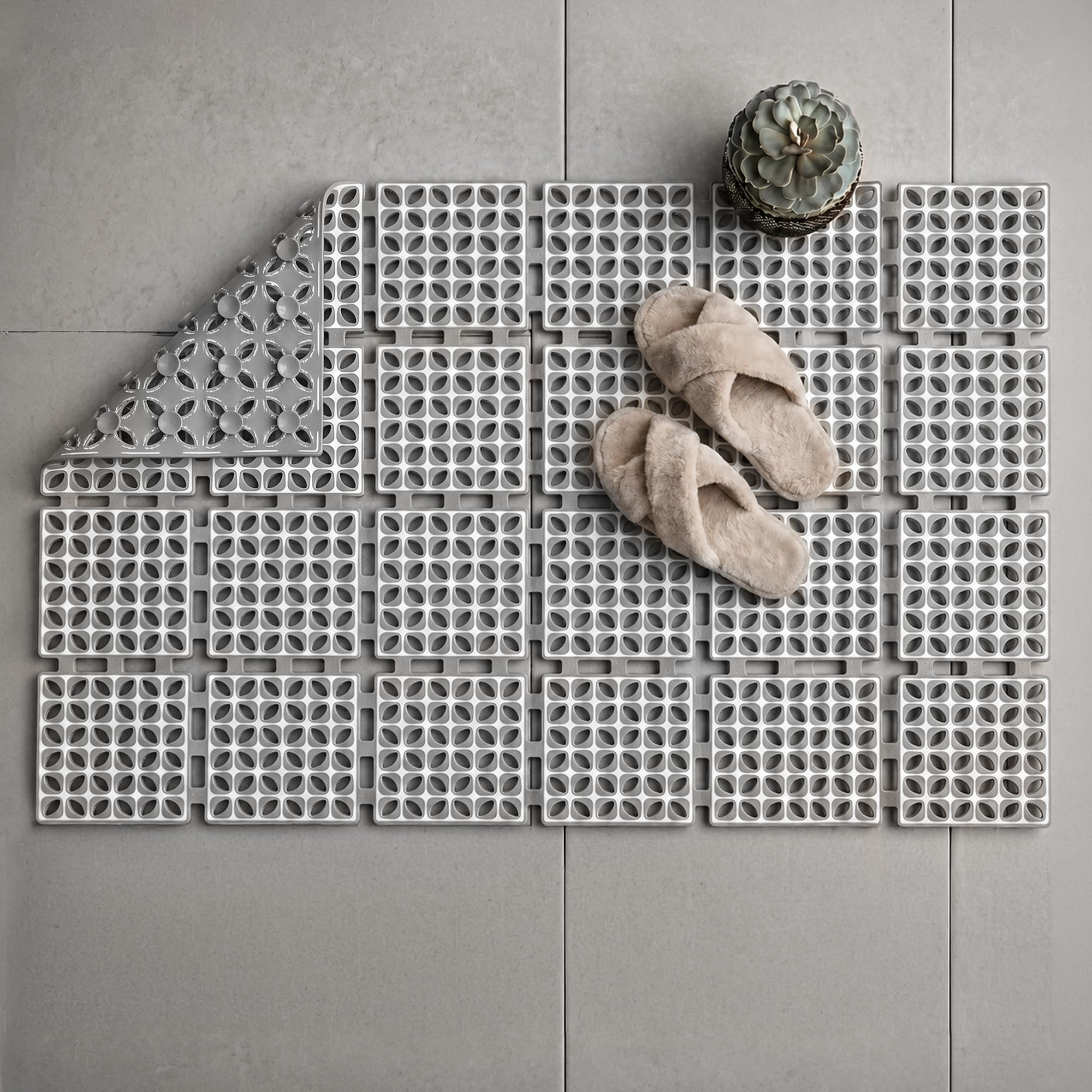 Frido Anti-Slip Bath Mat - Safe & Quick Drying -14