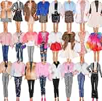 Amazon.com: ZTWEDEN Winter Coat Jacket Clothes Set for 30cm