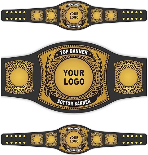 HANDSY Championship - Cinturón de lucha personalizable, totalmente personalizado para todos los deportes, cinturones de campeonato personalizados