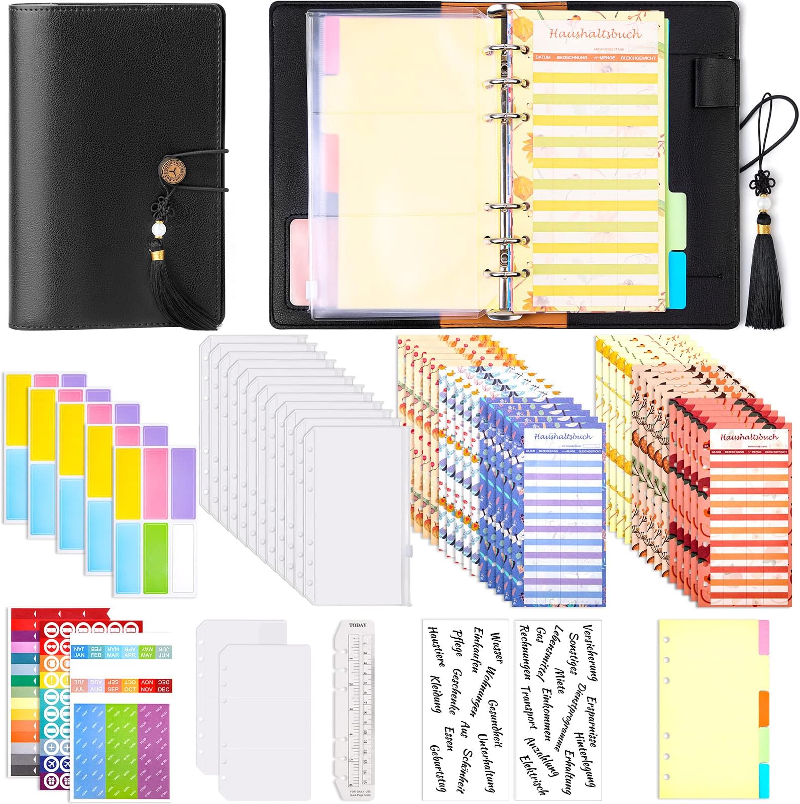Budget Binder A6 - Financiële Planner & Geld Organizer met Labelen