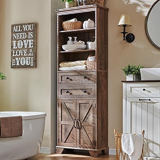 ACCOHOHO Farmhouse Bathroom Cabinet, 72
