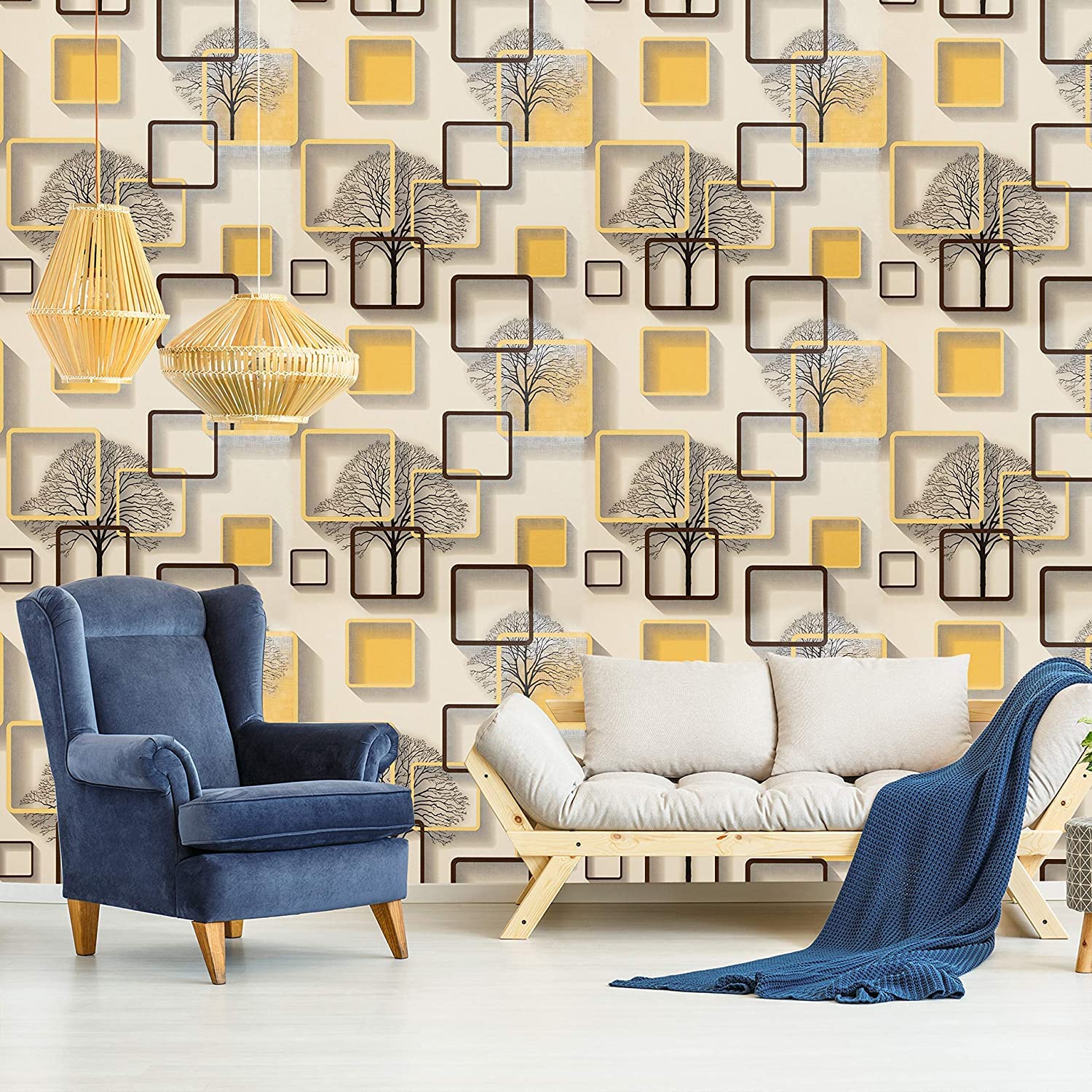 SISHI DECORS Brown Box SELF -Adhesive Wall Paper for Hall Kitchen Bathroom 200X45 CM (B0D11SSMCL) Amazon Price History, Amazon Price Tracker