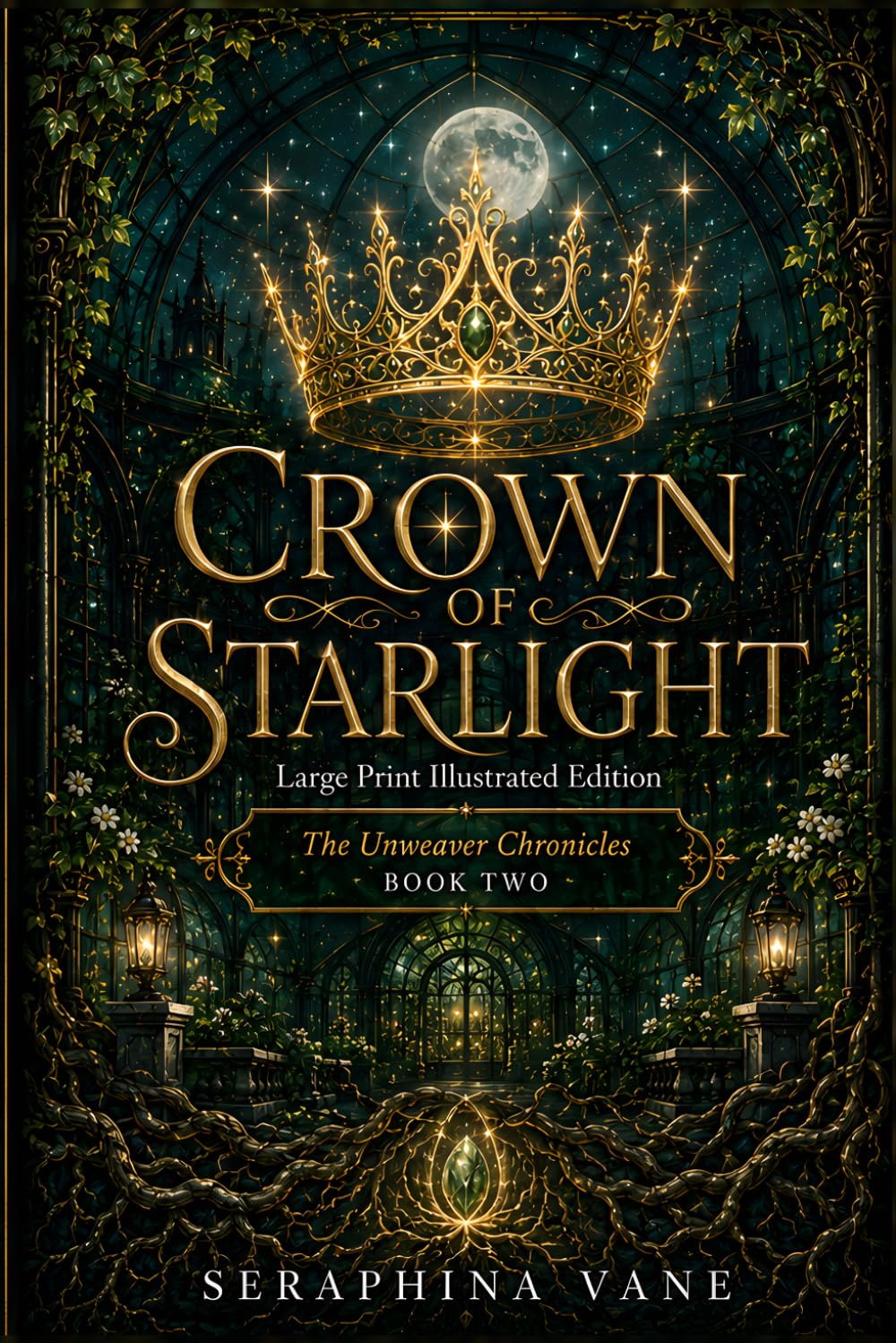 Crown of Starlight: Large Print Illustrated Edition (The Unweaver Chronicles: Large Print Illustrated Editions)