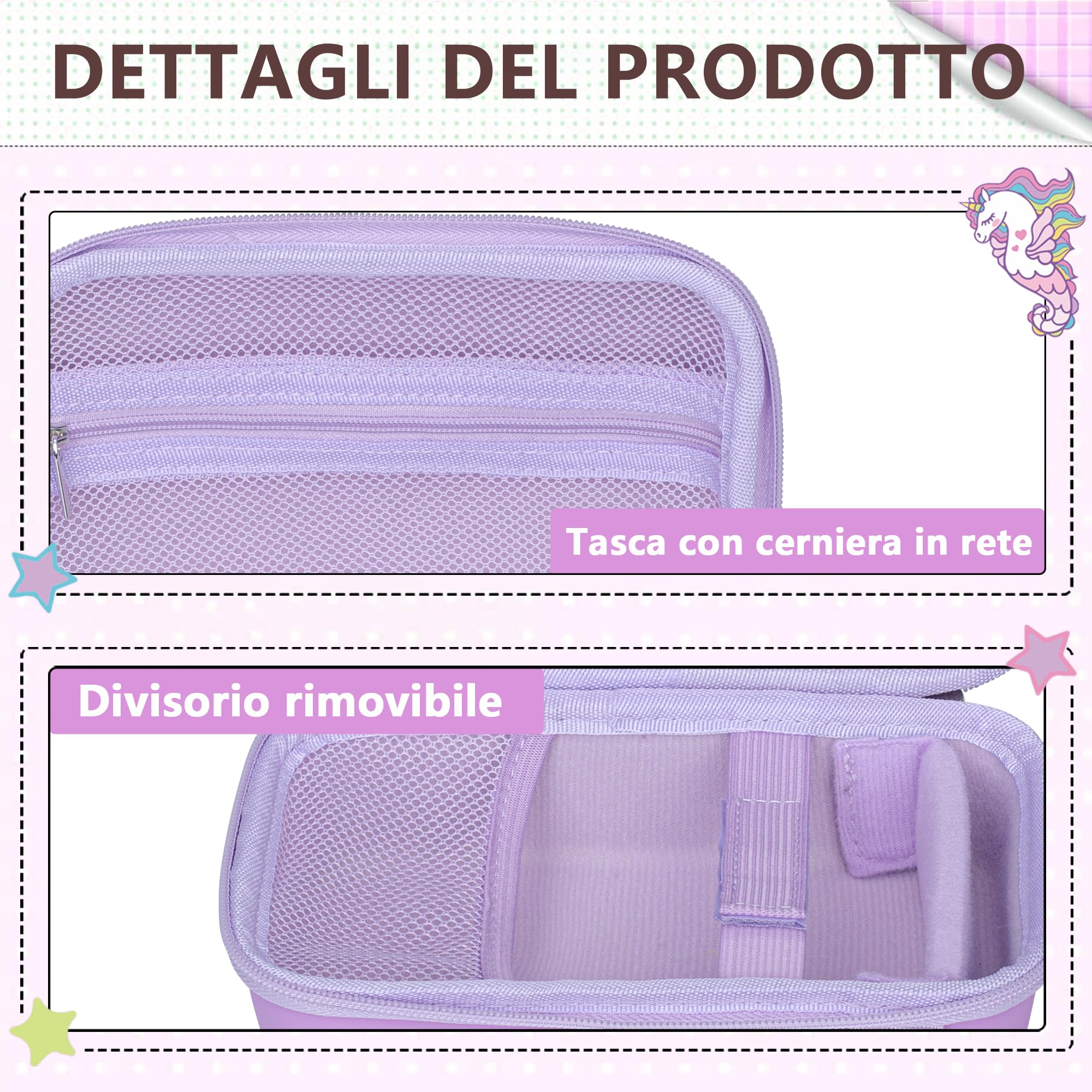 Leayjeen Custodia per Macchina Fotografica Istantanea per Bambini, Compatibile con CAMCLID/TIATUA/Gofunly/uleway e Carta da Stampa, Compleanno per bambini (solo custodia) Viola