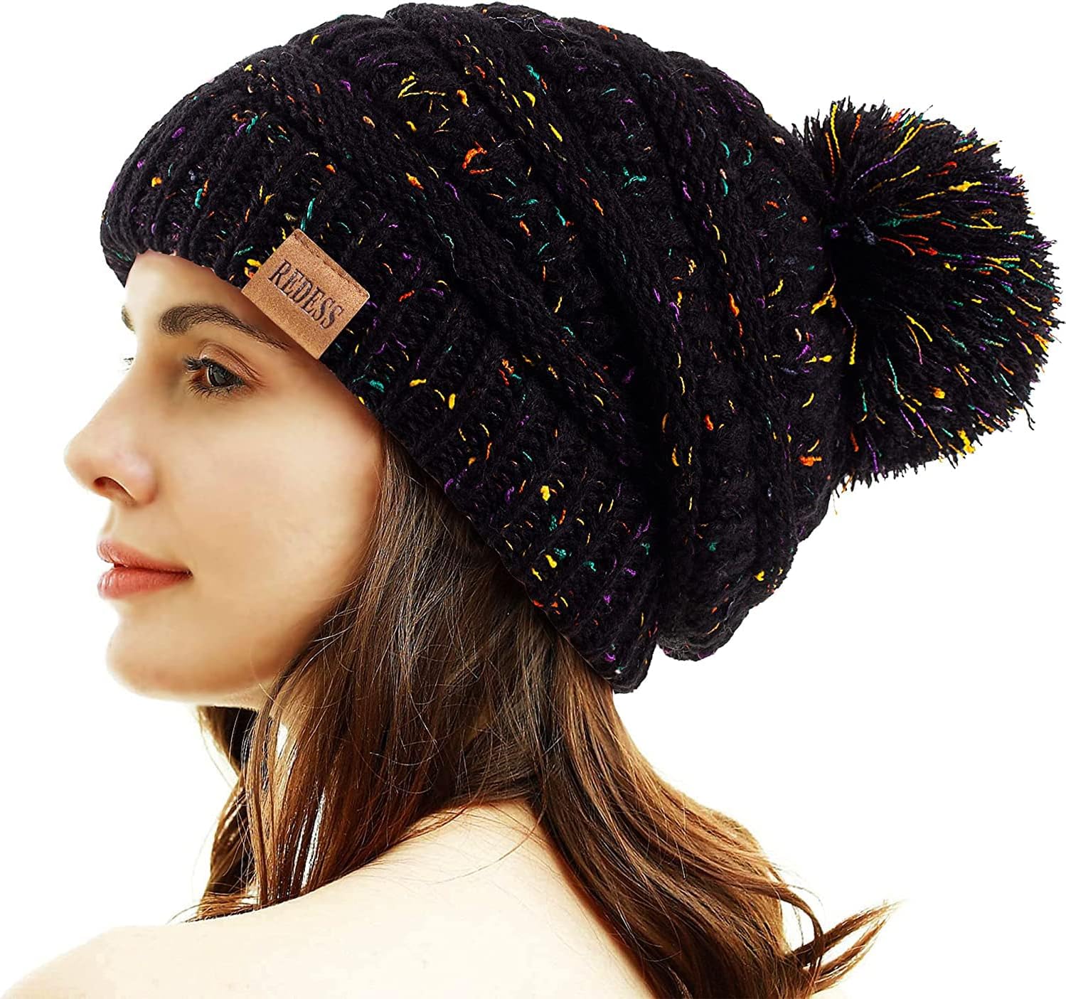 Abercrombie chunky knit pom beanie Outlet