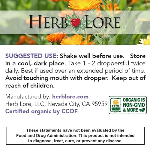 Miniatura 7 de Herb Lore Organic Vitex Tincture - Suplemento líquido de casteberry para mujeres, extracto de bayas de árbol casto, base de alcohol (4 onzas