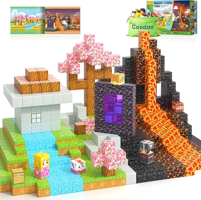 Magnetic Blocks Magic Portal Set - STEM Building Toys for Kids