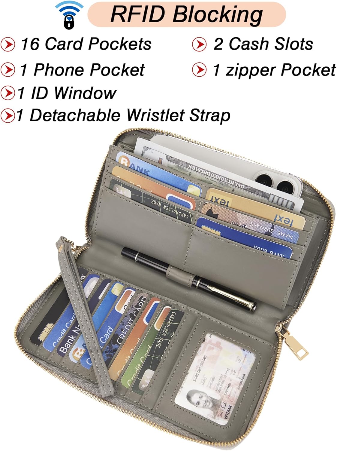 Purses for Women Handbag Wallet Tote Shoulder Hobo Bag Top Handle Satchel Purse Set 2pcs with 3 Compartments - Image 5