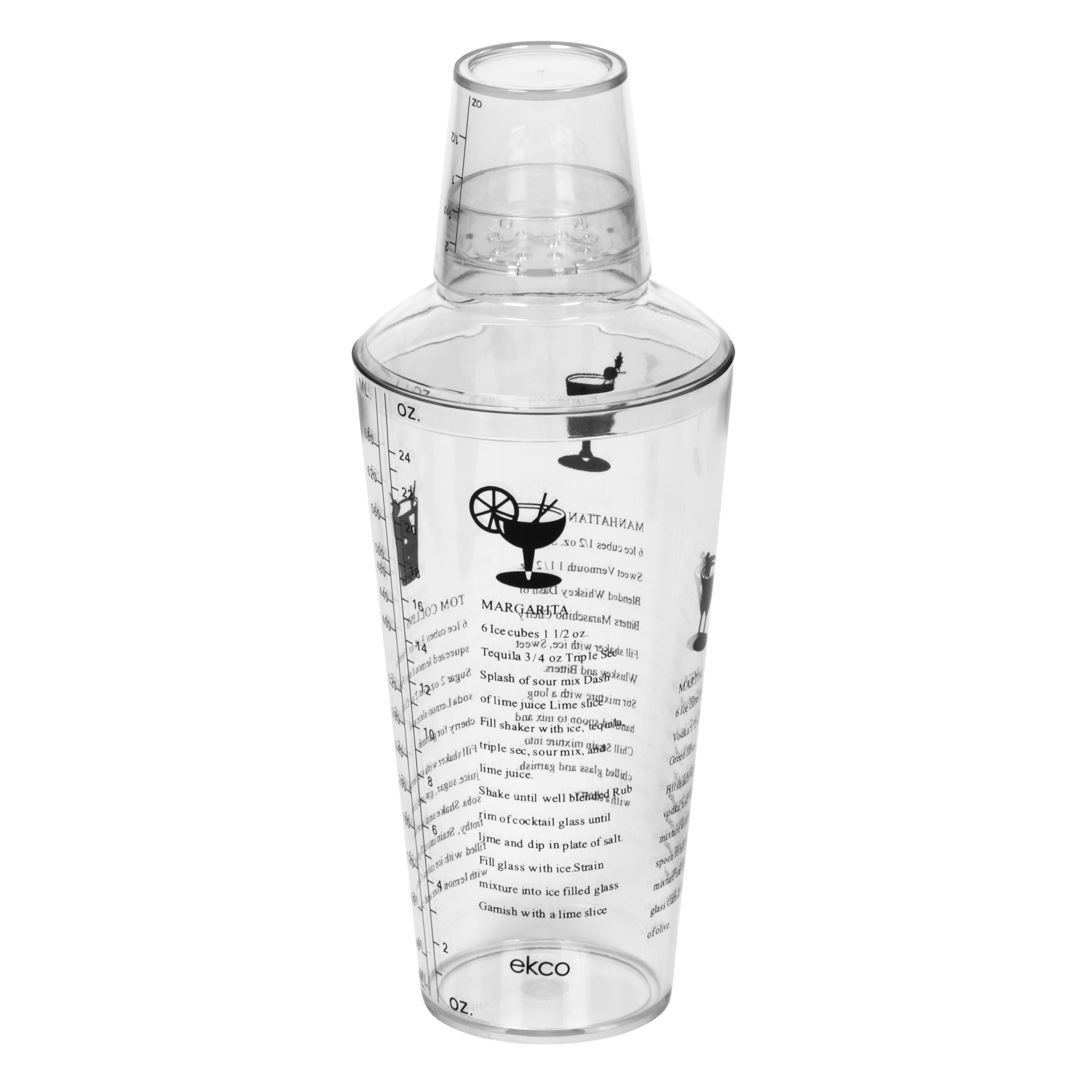 Collectibles Shakers Ekco Plastic Cocktail Shaker Barware