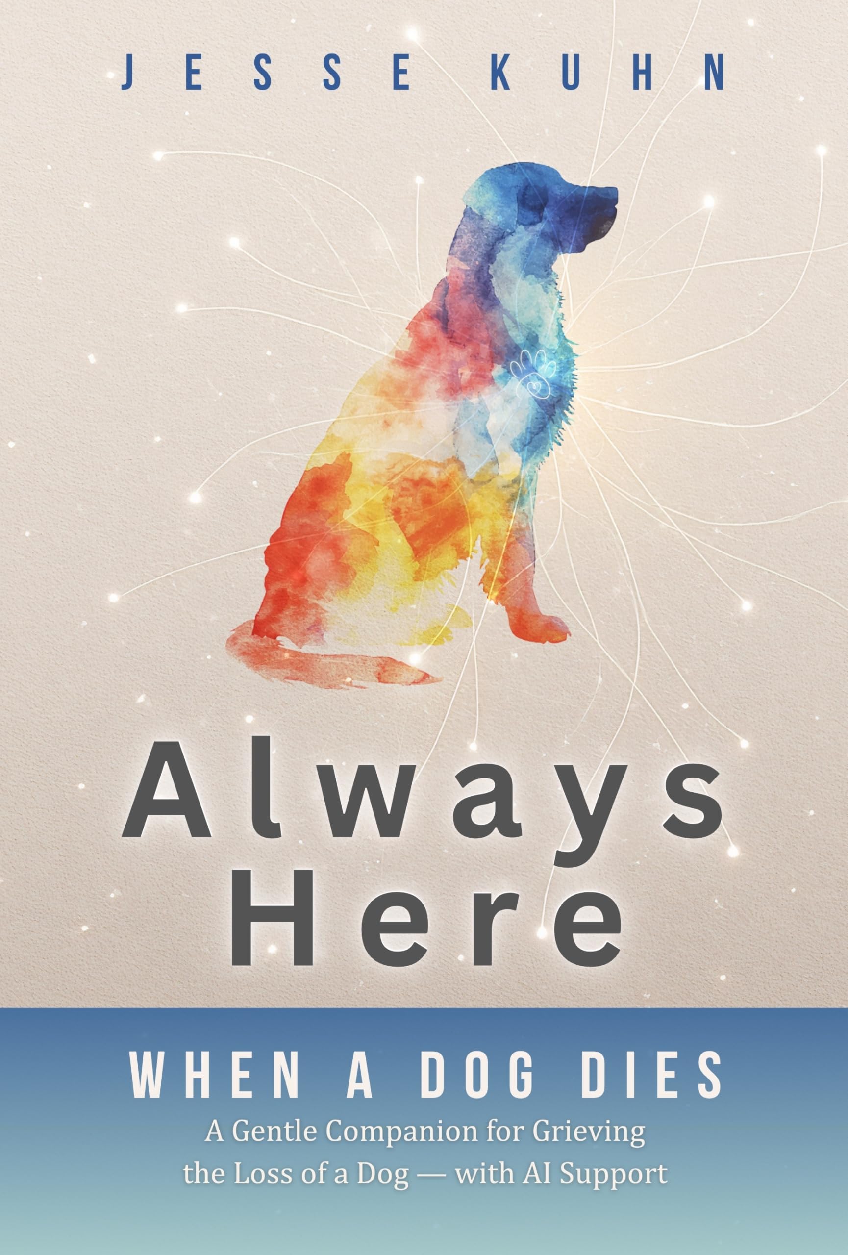 Always Here — When a Dog Dies: A Gentle Companion for Grieving the Loss of a Dog — with AI Support