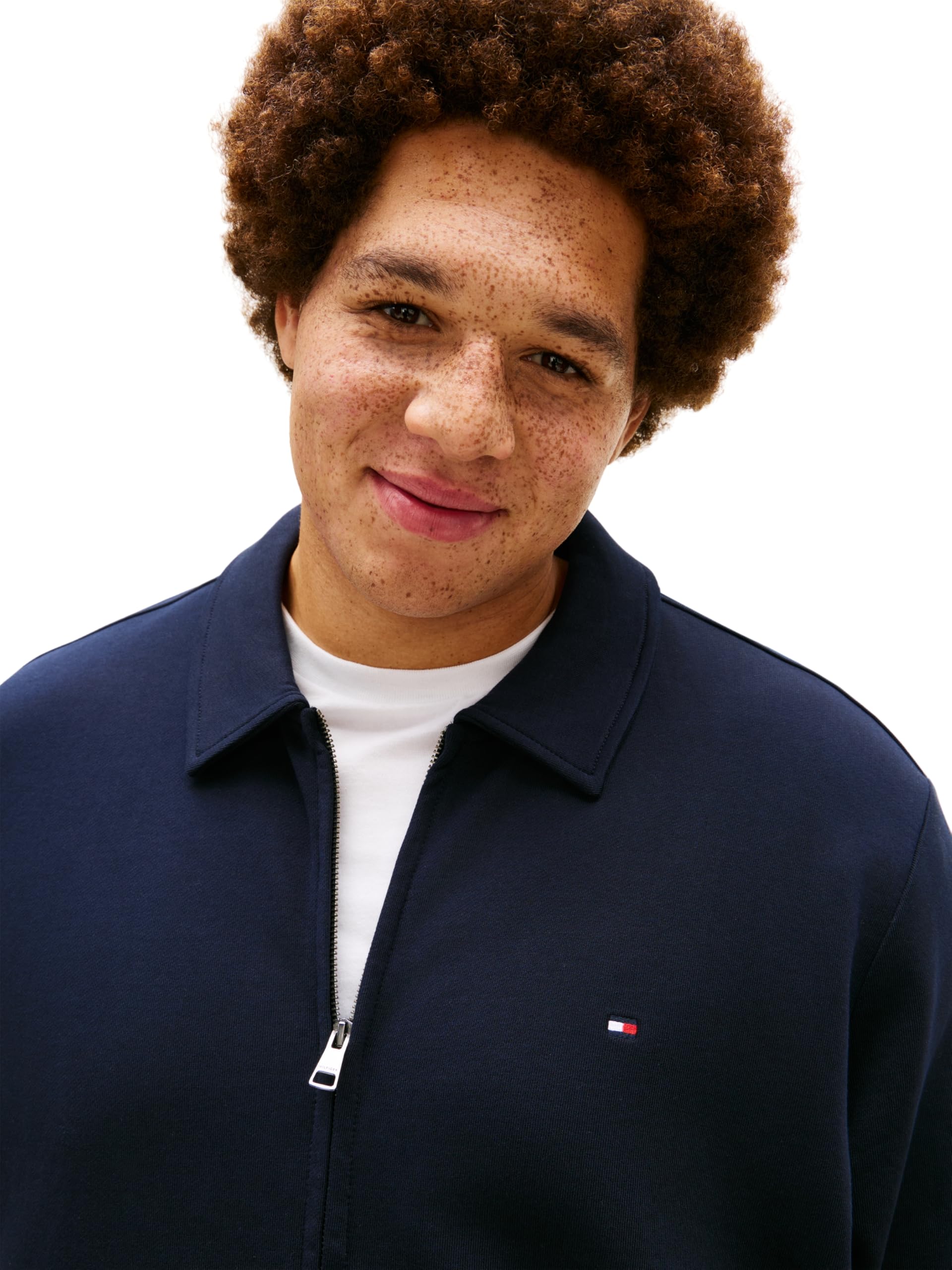 Tommy Hilfiger BT-Essential Terry Ivy Jacket-b Mw0mw44056 Sudadera con Cremallera Hombre