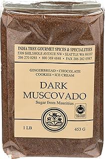 India Tree Dark Muscovado Sugar, 1 Pound
