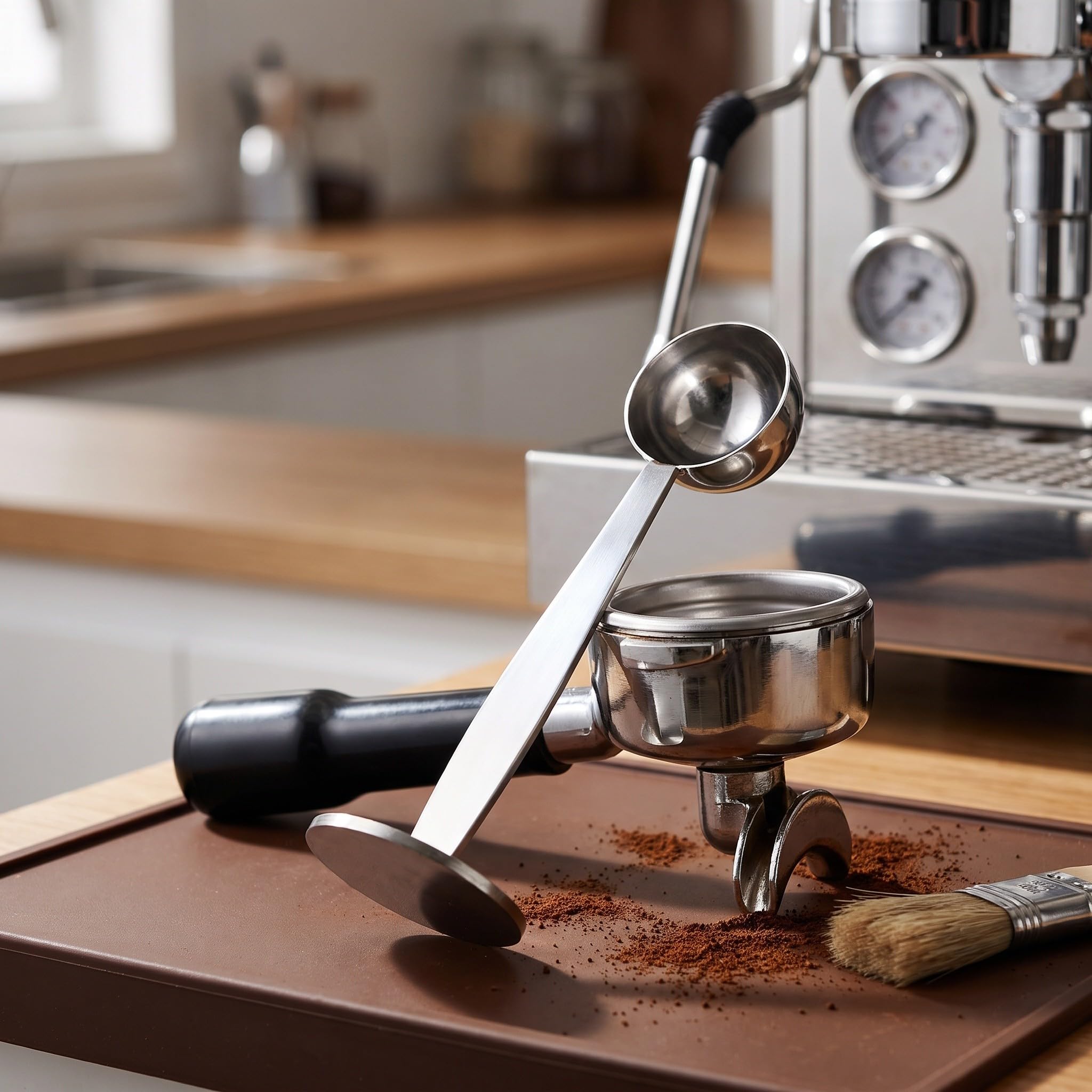 Zerodeko 3 misurini 2 in 1 per caffè macinato e pressino per espresso