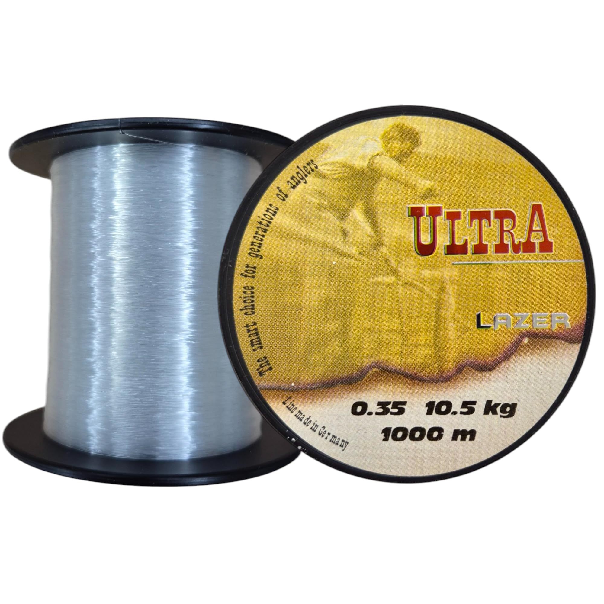 Hilo de Pescar Monofilamento 1000m DIA0,35mm Test 10,5kg - Hilo Nylon para Pesca Carpa Blanco - Hilo Pesca - Sedal de Pesca - Carpfishing - Accesorios Pesca - Línea Pesca Mar - Fish Line