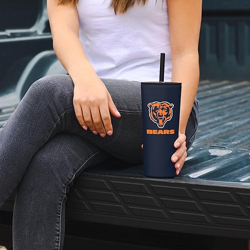 Miniatura 31 de FOCO NFL - Vaso de viaje de 22 onzas con aislamiento con logotipo de equipo de la NFL unisex