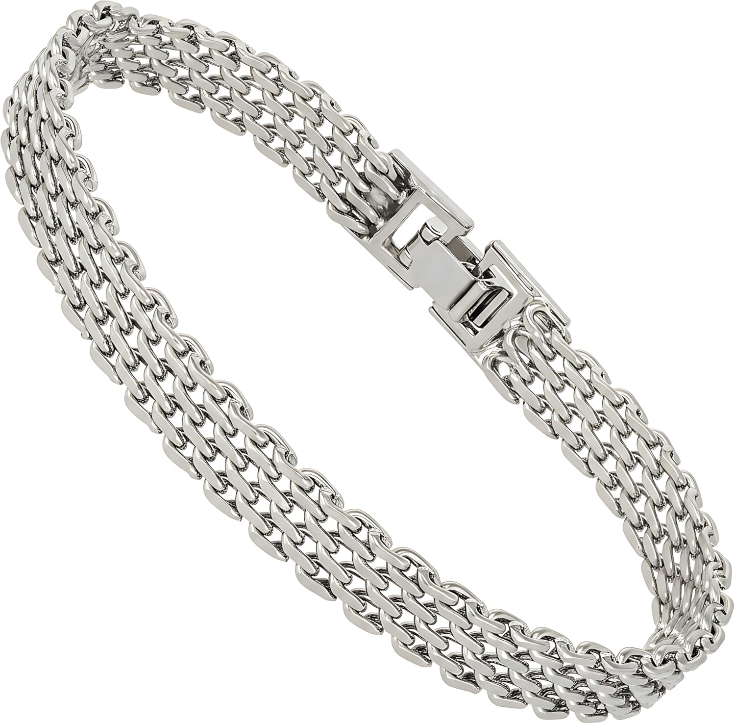 LIFETIME JEWELRY 8.5mm Designer Mesh Ladies Bracelet 24k Real Gold Plated for Women