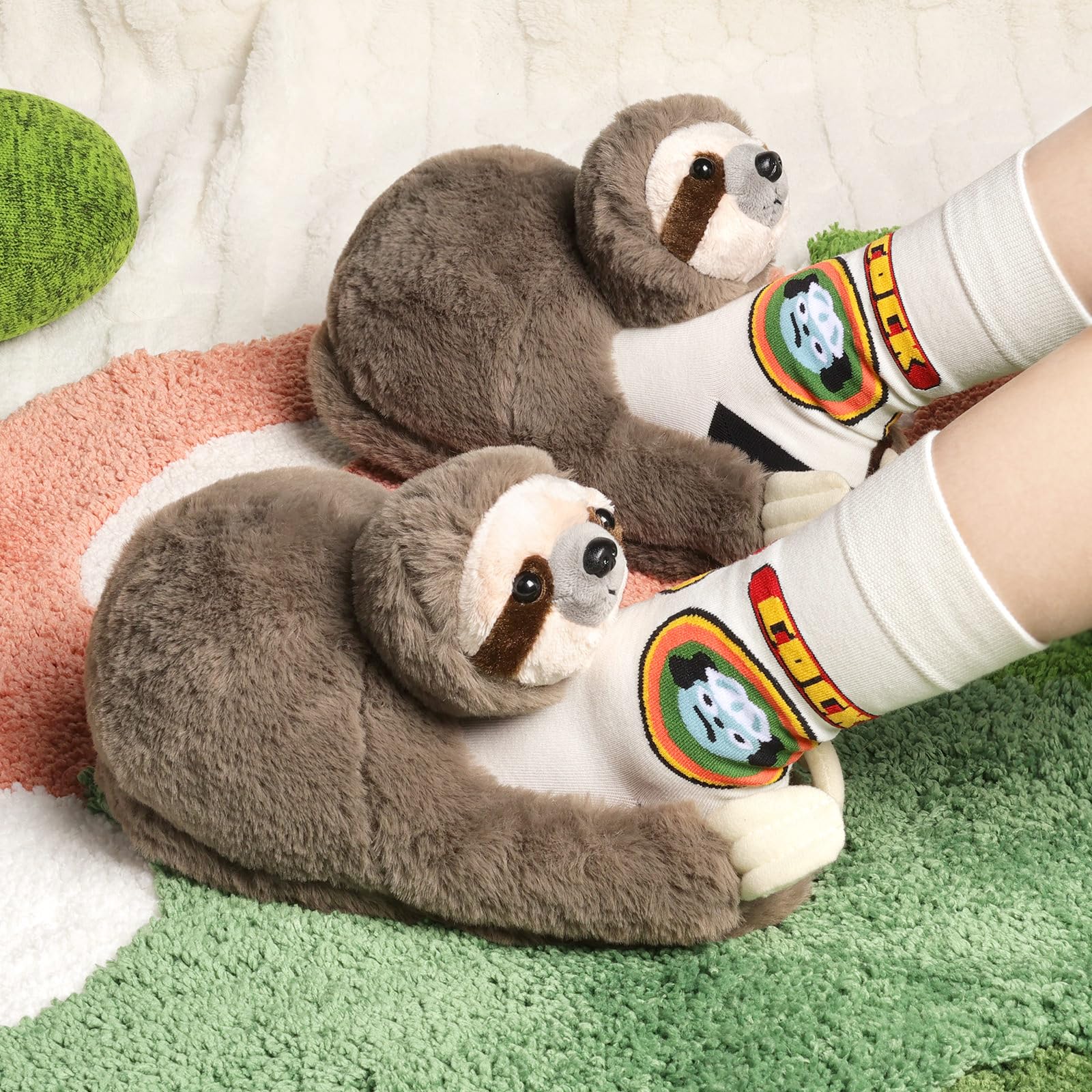 Pantuflas de gato para niñas y niños, pantuflas esponjosas de casa, regalo para niños, pantuflas de animales lindos con gatos, pantuflas de talla única para niños, regalo de gato para