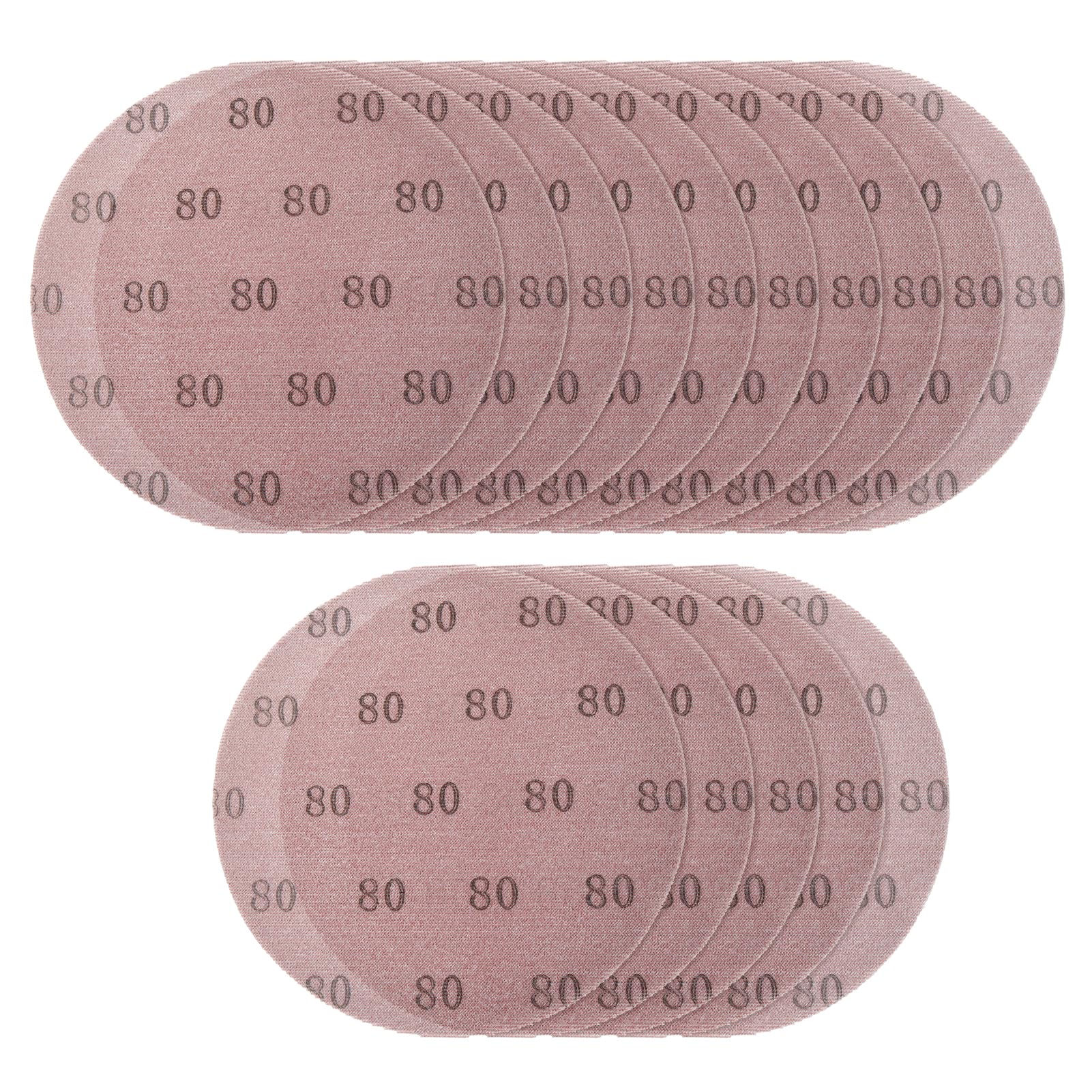 GOLD DEER 15 Pack 9 Inch Mesh Sanding Discs 80 Grit, Dust-Free Hook and Loop Drywall Sandpaper, Red Abrasive Net Discs for Orbital & Pole Sanders, Wood, Metal, and Drywall Finishing