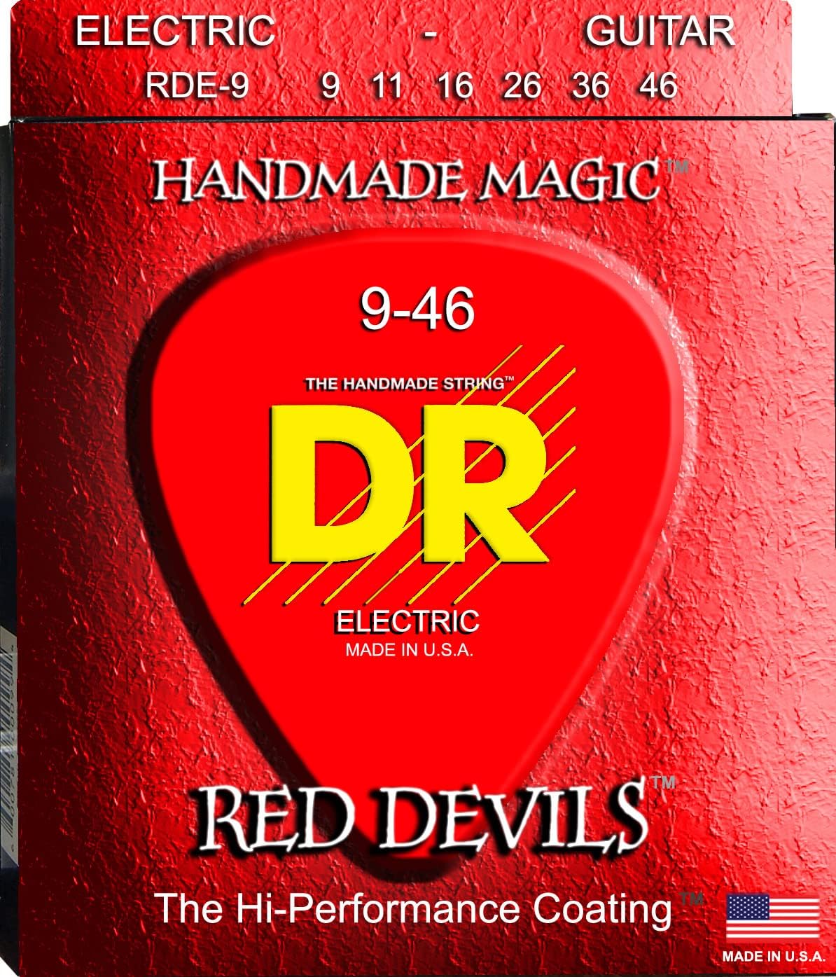 DR Strings, Electric Guitar Strings (RDE9/46) Musical