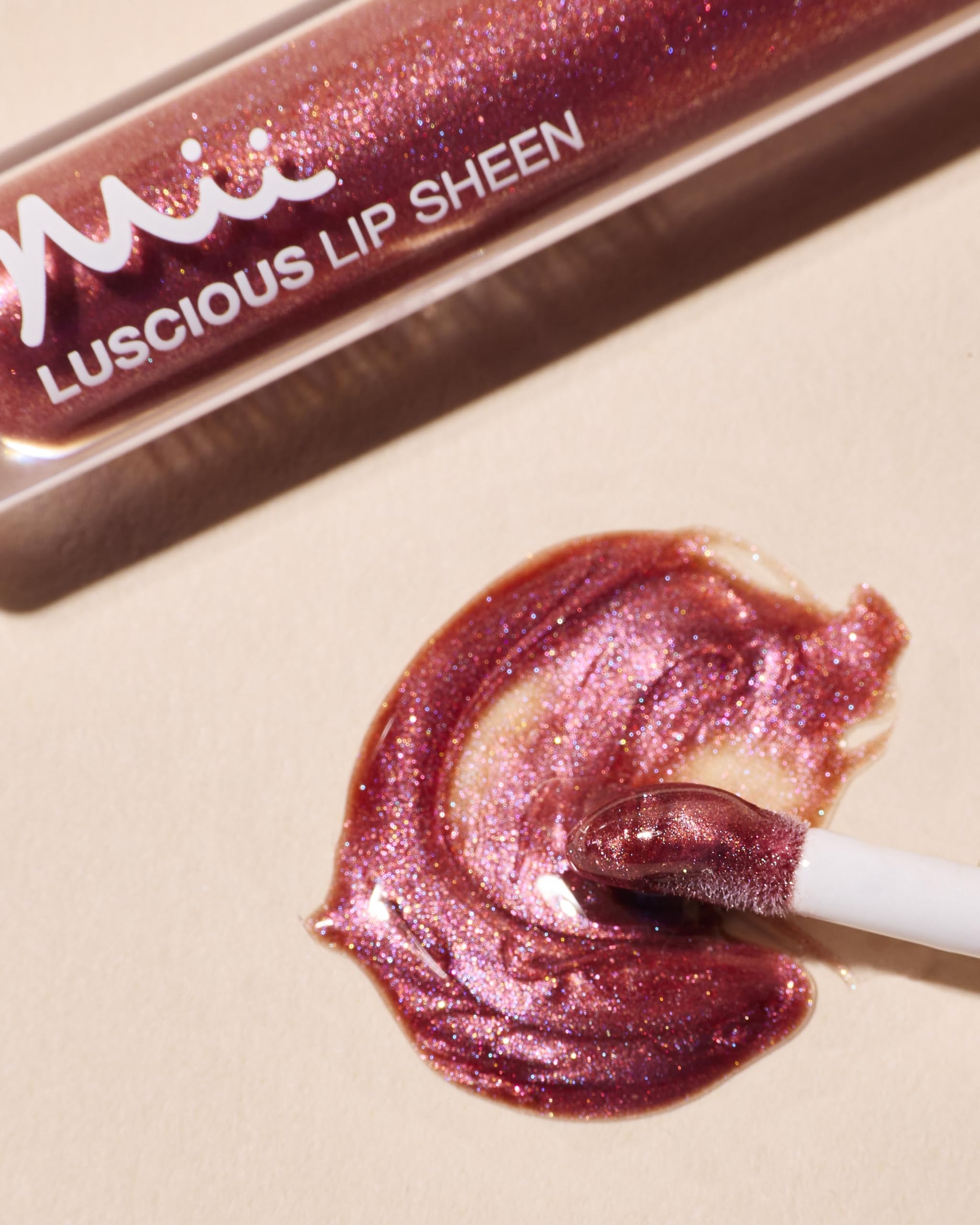 Mii Cosmetics Luscious Lip Sheen Lip Gloss, Minx, 3 ml (Pack of 1) - Image 3