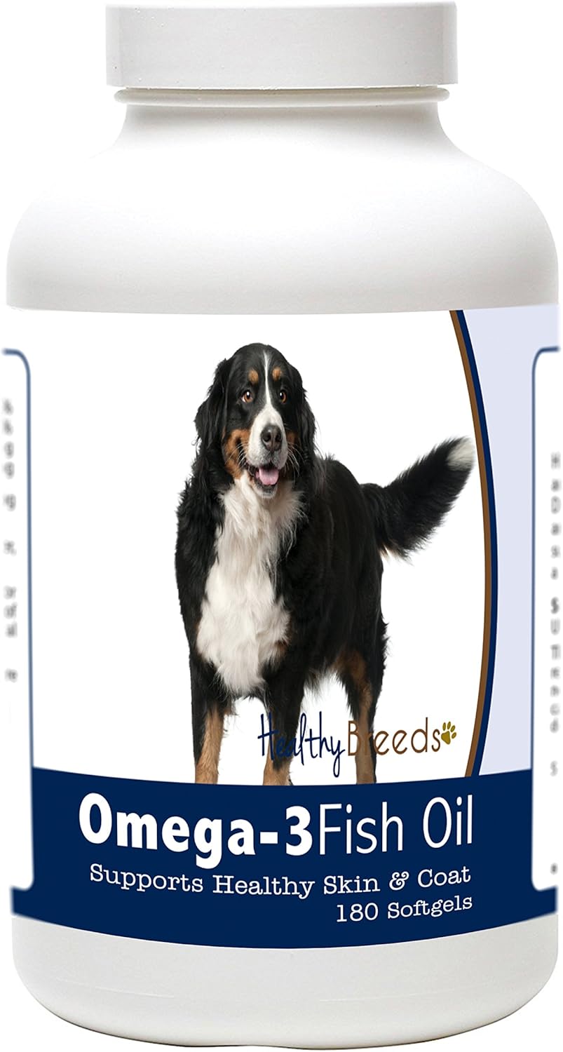 Healthy Breeds Dog Omega 3 Oil for Bernese Mountain Dog