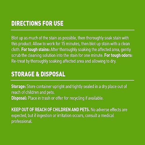 Miniatura 4 de Simply Nature's Miracle - Removedor de manchas y olores para mascotas, 10 onzas, fórmula bio-enzimática con tecnología neutralizante de olores