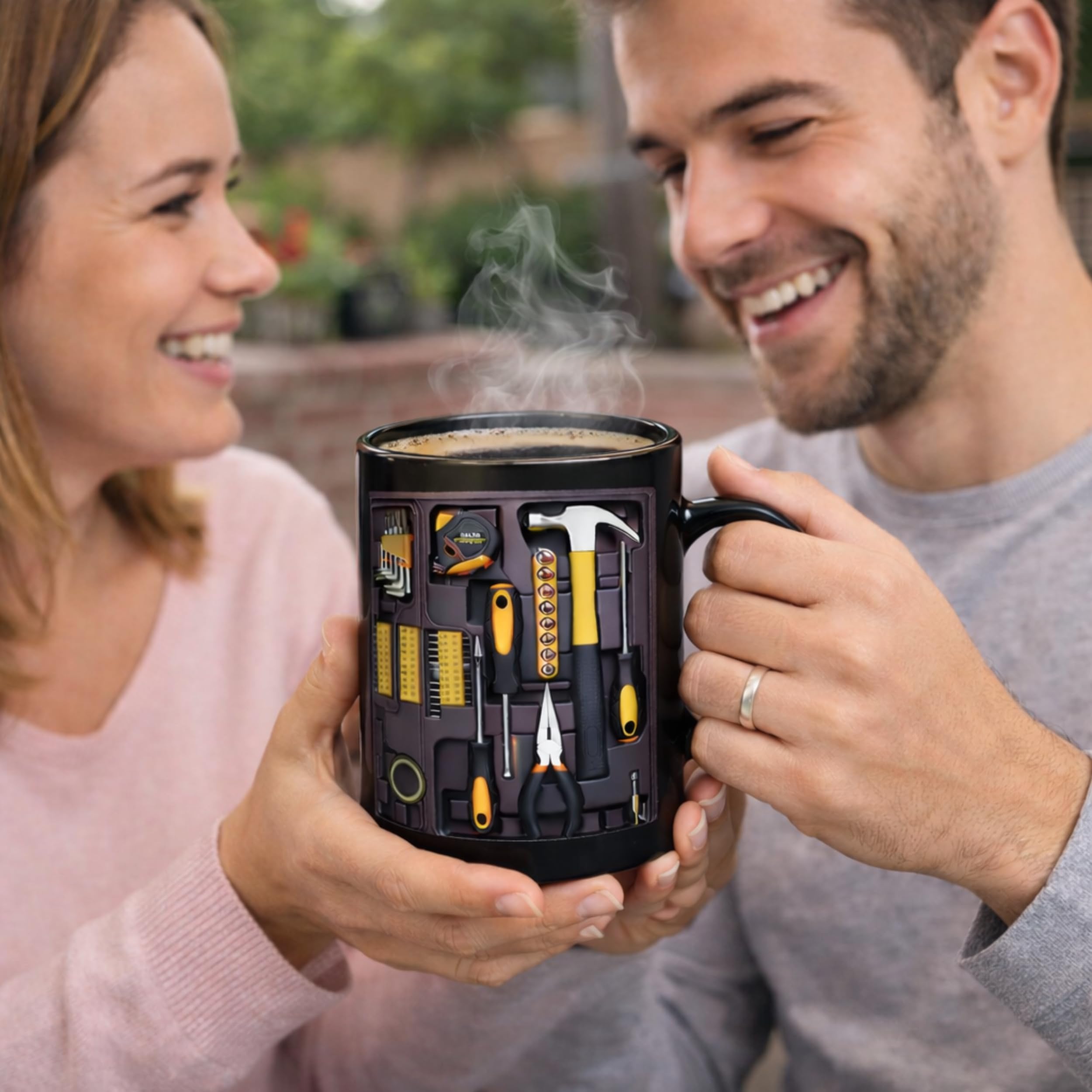 Mechanic Coffee Mug — Toolbox Design Ceramic Cup 11oz, Funny Gift for Mechanics, Handymen & Carpenters, Man Coffee Mug with Tools, Mechanics Tool Box Mug, Dishwasher Safe, Birthday & Christmas Gift