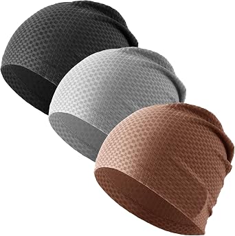 WTACTFUL Cooling & Breathable Running Hat & Cycling Hat - Pack of 3 Hats Men & Women Sports Hats Summer 4-Way Stretch for Cycling Motorcycle Running
