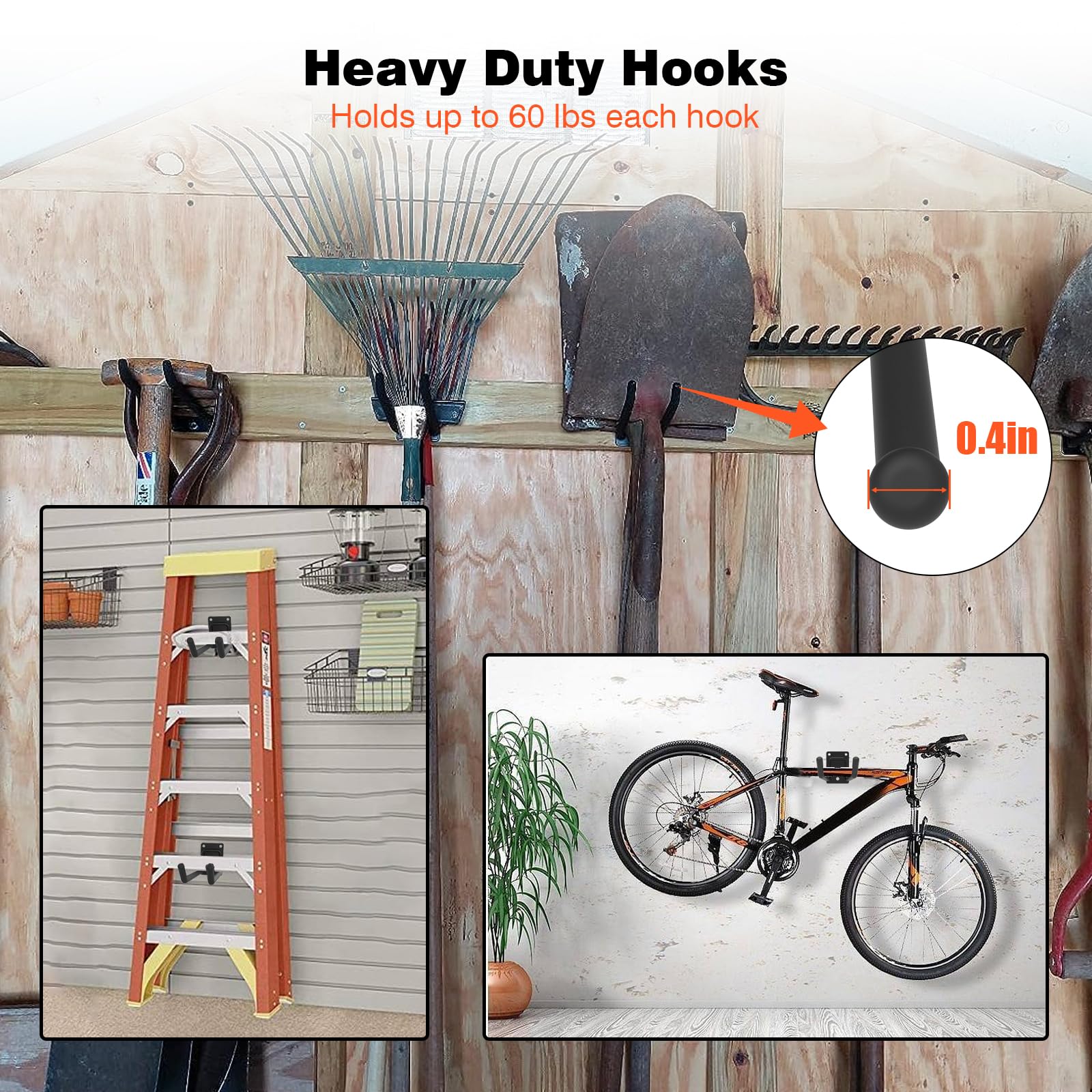 Extension Ladder Rack Ladder Hangers For Garage Mac Allister