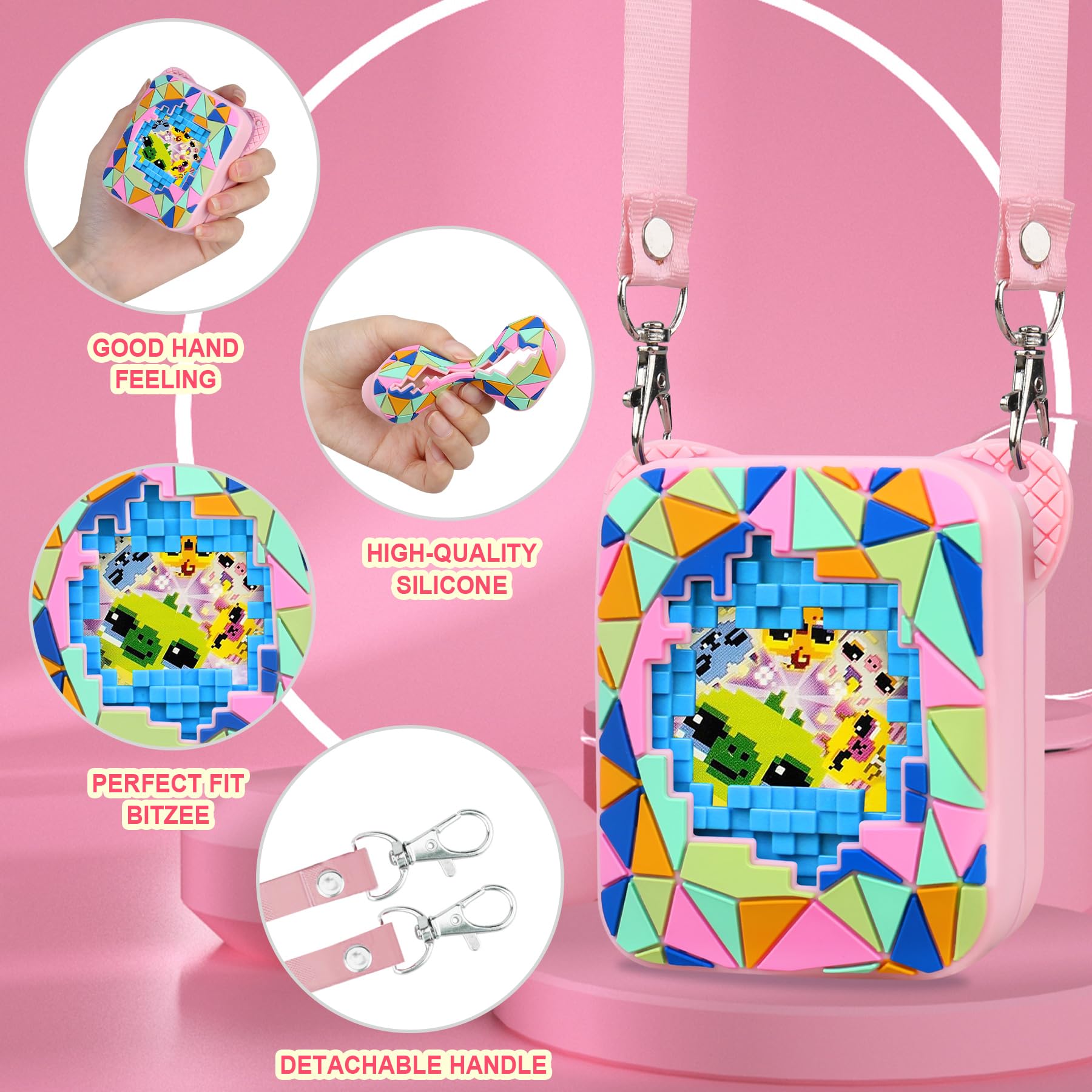 Supmay Silicone Cover Case for Bitzee Magicals Interactive Toy with 20 Characters Inside - Image 3