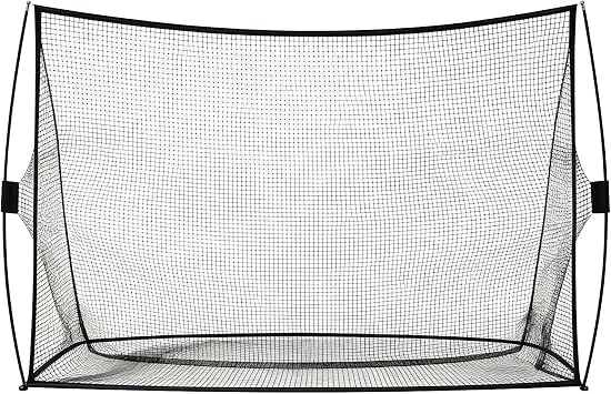 Professional Size 10ft X 7ft Golf Hitting Net Having Reinforced Edges for Safe Effective Swing Drills and Multi Sport Exercises Golf Swing Net