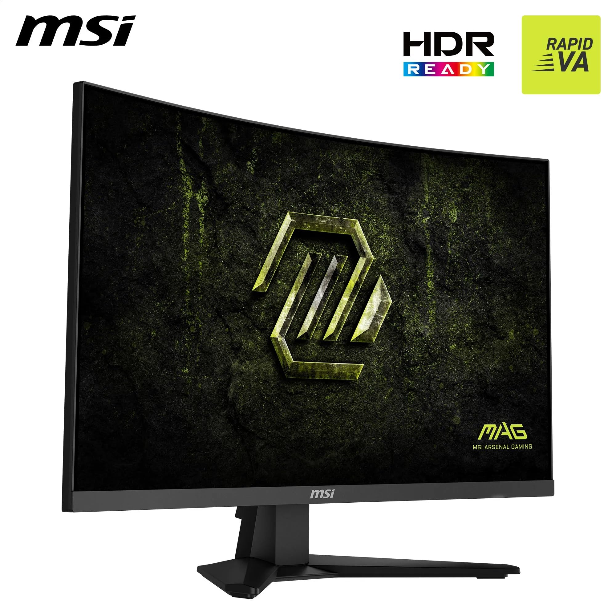 MSI MAG 275CF X24 Écran Gaming incurvé 27" FHD | Dalle Rapid VA 1920x1080, 240 Hz, 0,5ms, courbure 1500R, compatible VESA, HDMI, DisplayPort, Adaptive-Sync
